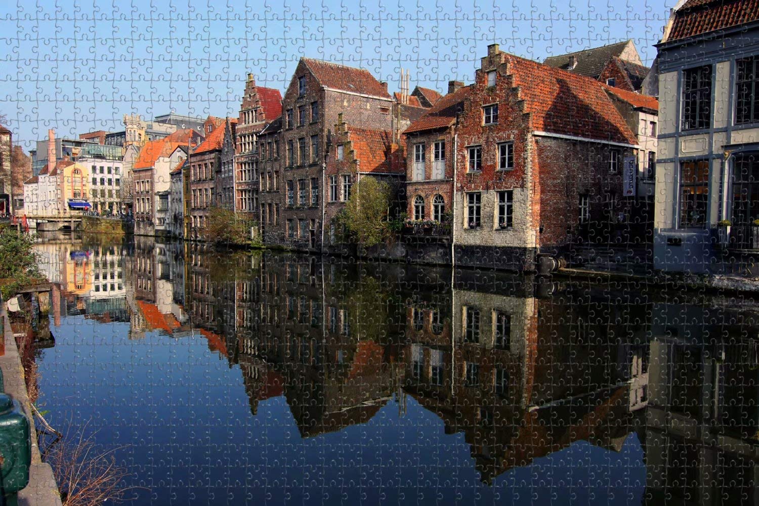 1000 Piece Jigsaw Puzzle for Adults - Belgium Historic Centre of Brugge Bruges Scenic Travel Souvenir | Perfect for Home Decor, Relaxation & Family Game Night