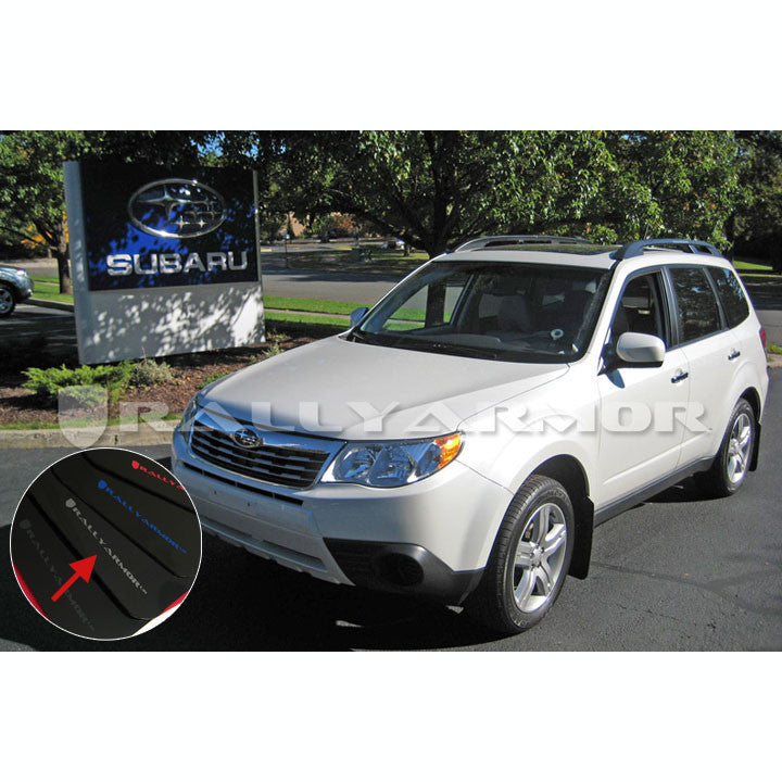 Rally Armor UR Mud Flaps for Subaru Forester 2009-2013 | Durable Splash Guards for Off-Road & Winter Driving Protection