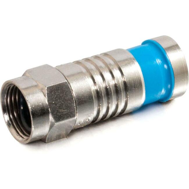 10-Pack Compression F Connector O-Rings for RG6 Quad Shield Coaxial Cable - Weatherproof Seal for Outdoor TV & Satellite Installations