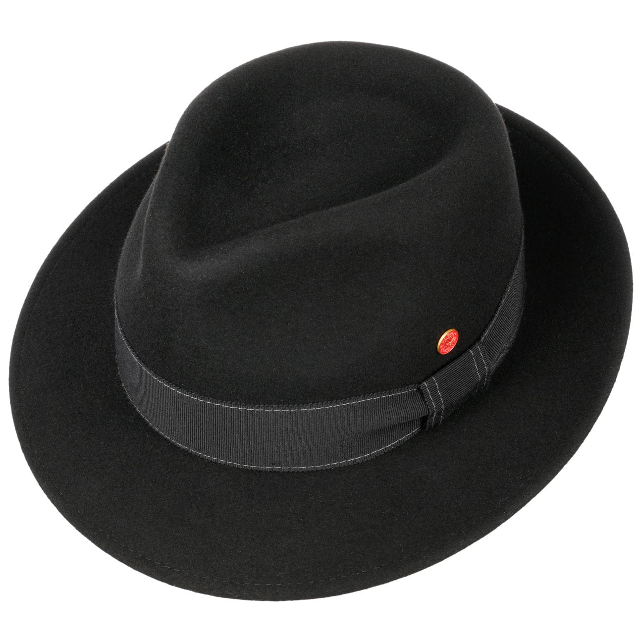 Stylish Mayser Manuel Fedora Hat for Men - Classic Wool Felt Dress Hat for Casual & Formal Occasions - Perfect for Weddings, Parties & Everyday Wear