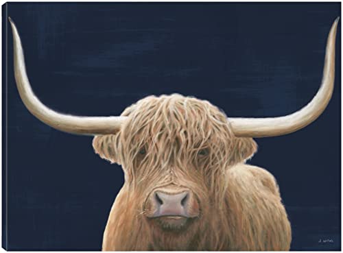 Highland Cow Navy