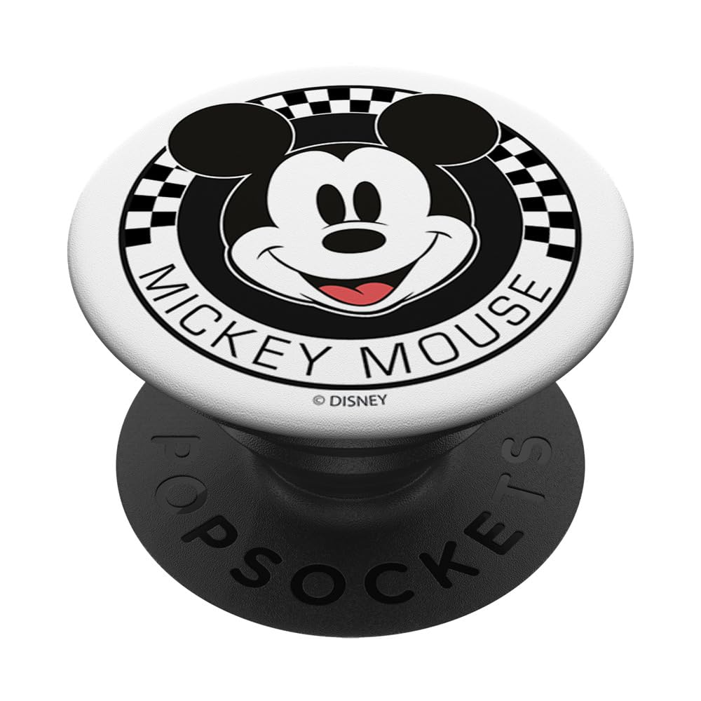 Disney Mickey Mouse & Friends Checkerboard Circle PopSockets PopGrip - Swappable Phone Grip & Stand for iPhone, Samsung, Smartphones (Perfect for Selfies, Gaming, and Everyday Use)