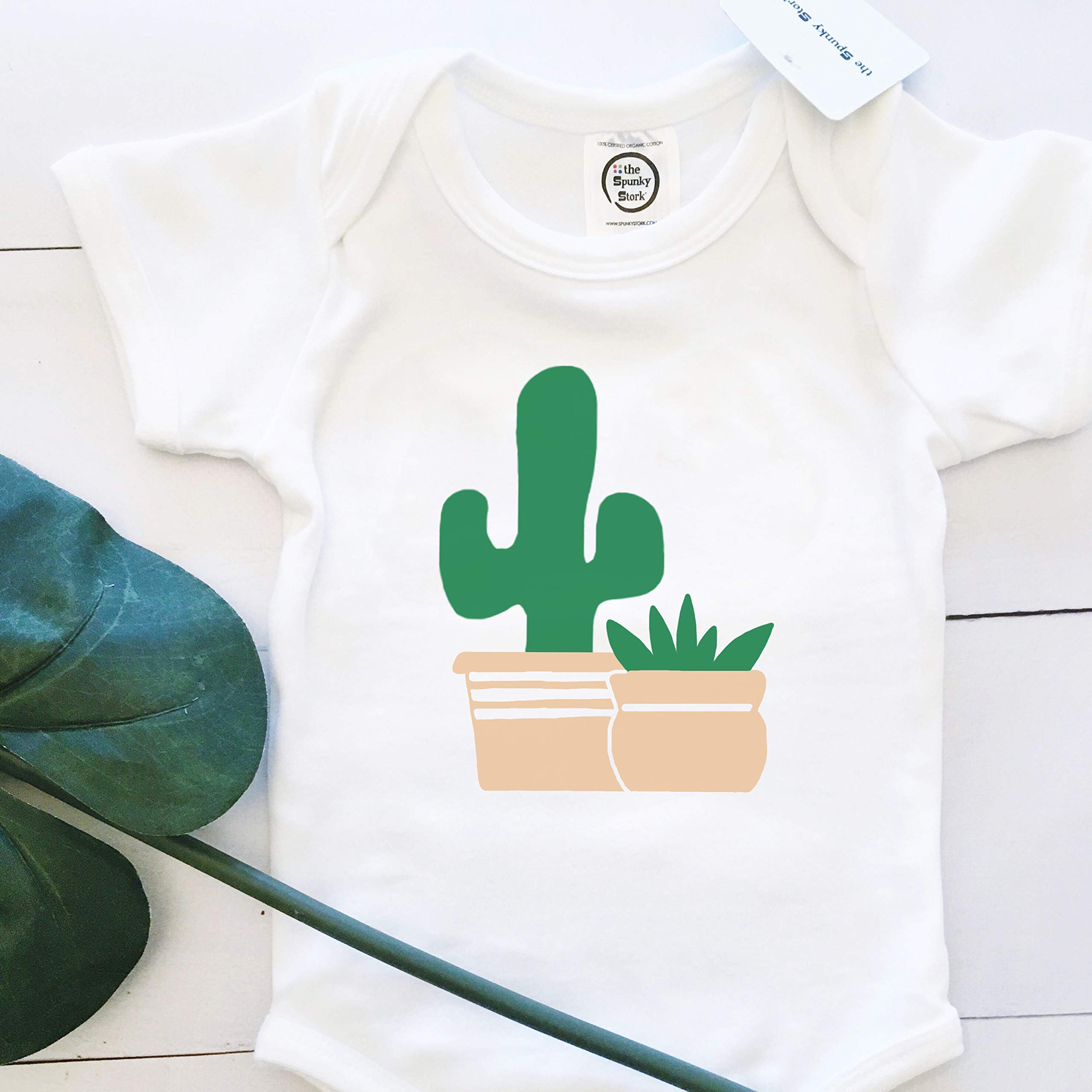 Organic Cotton Baby Bodysuit with Cactus Design - Soft & Comfortable Infant Onesie for Newborns & Toddlers - Perfect for Playtime, Photo Shoots & Everyday Wear