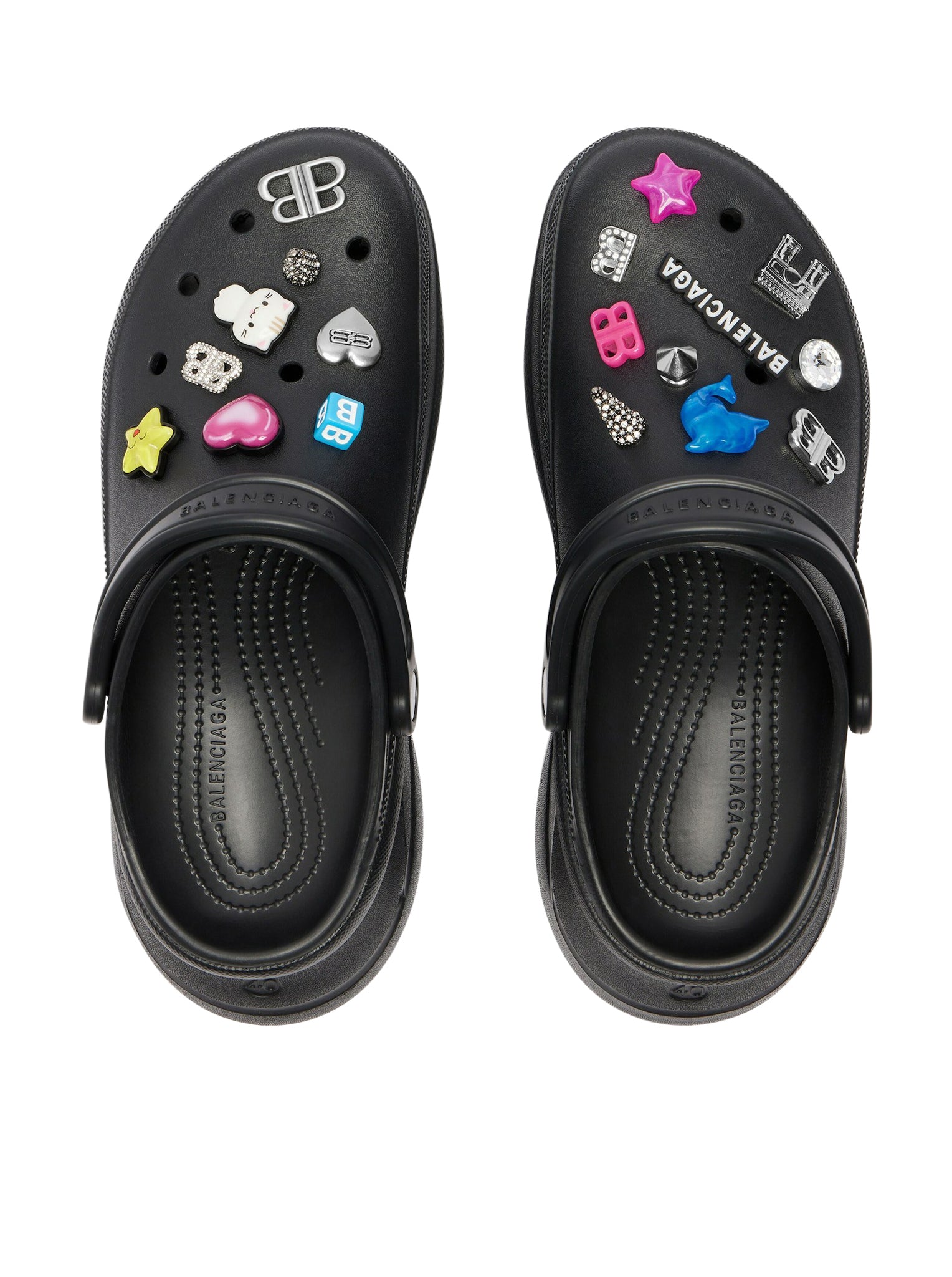 Crocs™ Jibbitz™ Charms for Women - Black Shoe Decorations | Fun & Stylish Accessories for Casual Wear, Beach, and Everyday Fashion