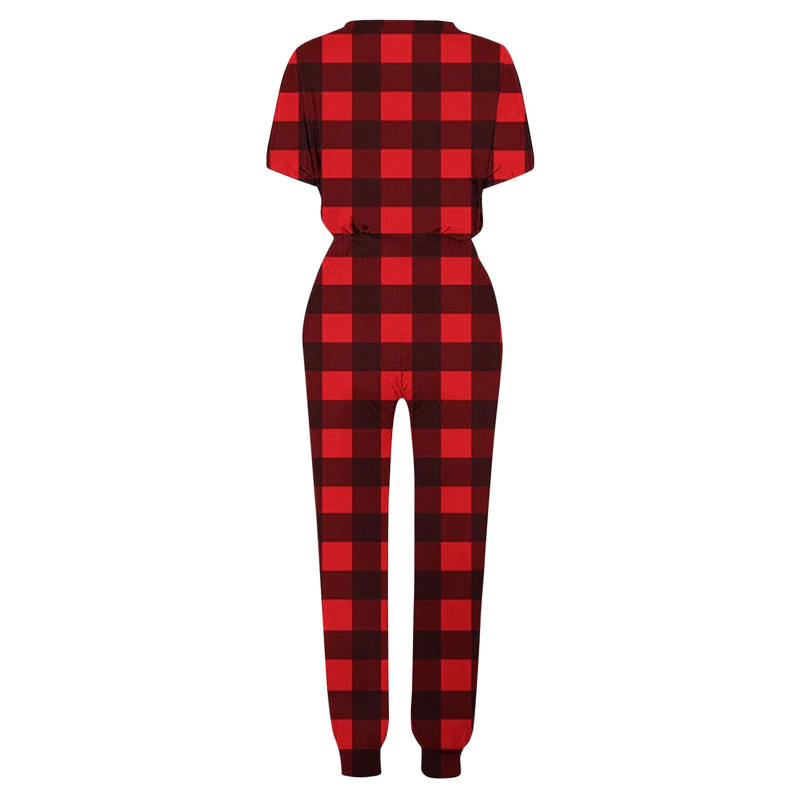 Women's 2-Piece Summer Outfit - Casual Short Sleeve Top & Lounge Pants Set for Travel