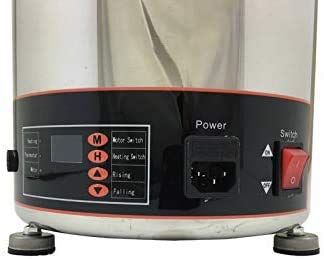 TECHTONGDA 4-Tier Electric Chocolate Fondue Fountain Machine - 6.6lb Stainless Steel Melting Pot with Digital Control (110V) - Perfect for Weddings, Parties, and Catering Events