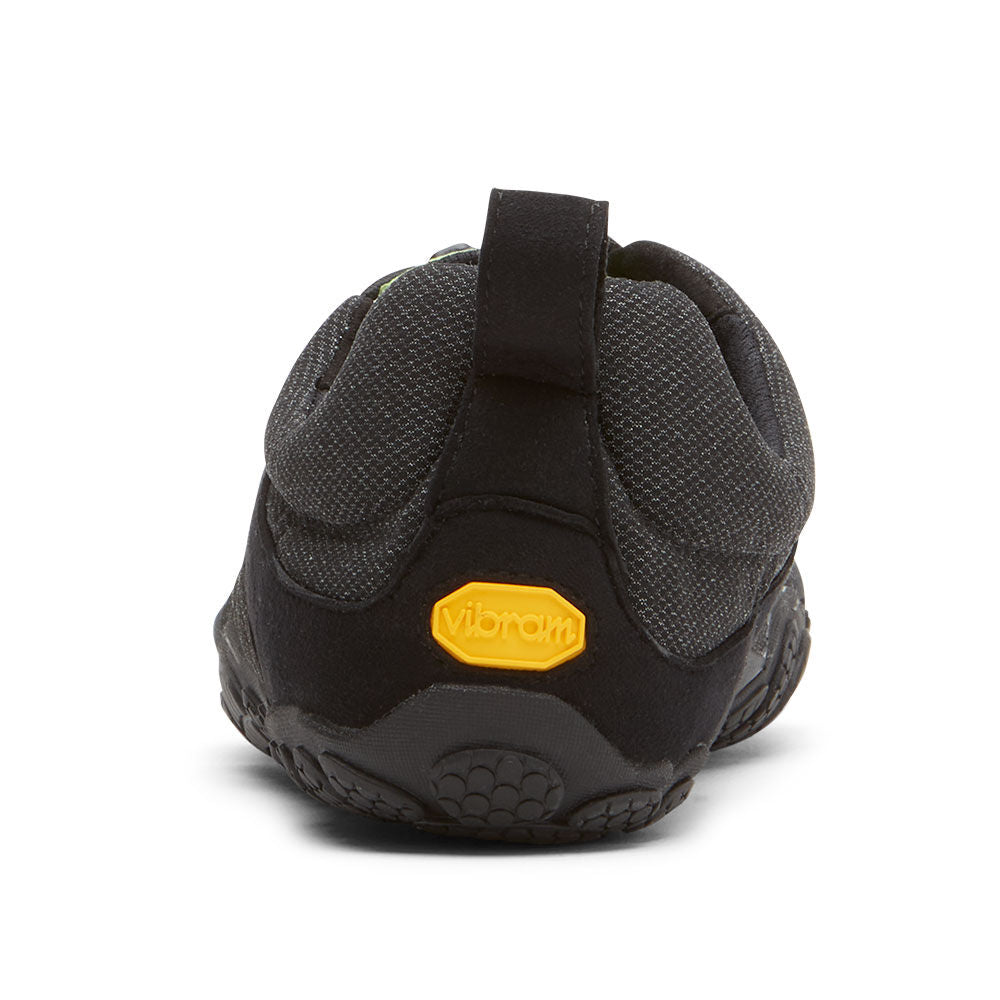 Vibram Women's V Run Retro Running Shoes - Black Green Black | Lightweight & Breathable for Trail Running, Jogging & Outdoor Fitness