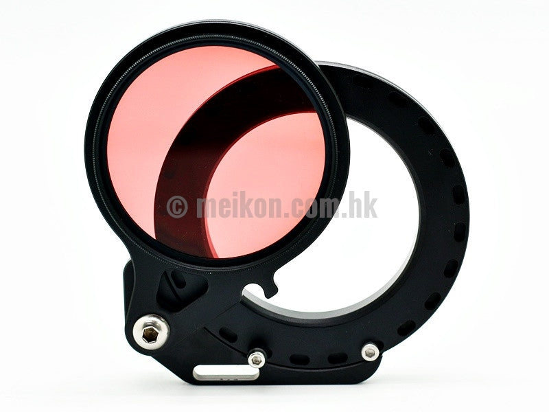 67mm to 67mm Flip Adapter & CamDive Red Diving Filter - Perfect for Underwater Photography and Scuba Diving Gear