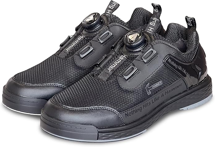 Power Hammer Diesel Right-Handed Bowling Shoes for Men - Perfect for Night Bowling & League Play