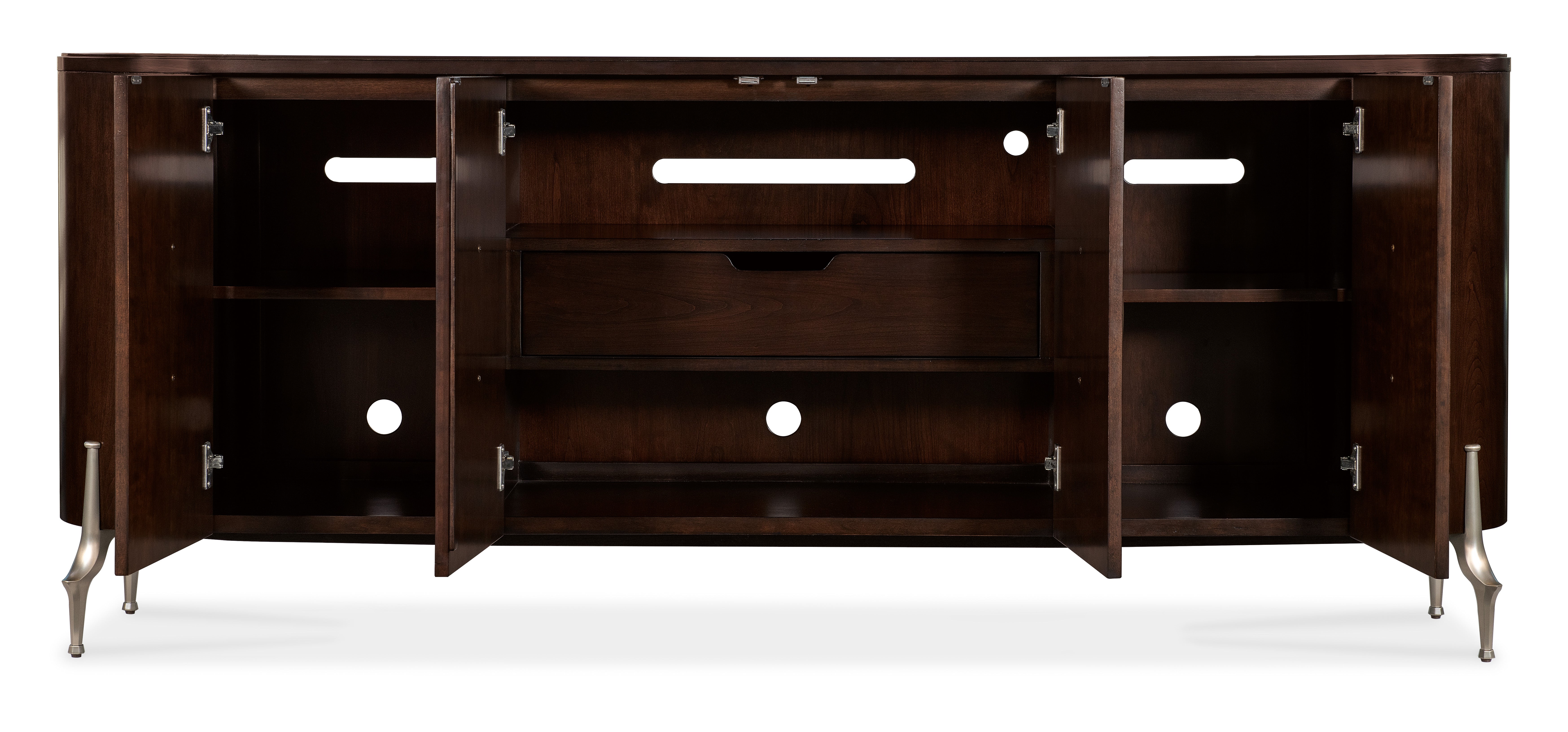 Bella Donna Credenza - Stylish Mid-Century Modern Buffet Cabinet with Storage for Dining Room, Living Room & Entryway | Perfect for Home Decor, Entertaining & Organization
