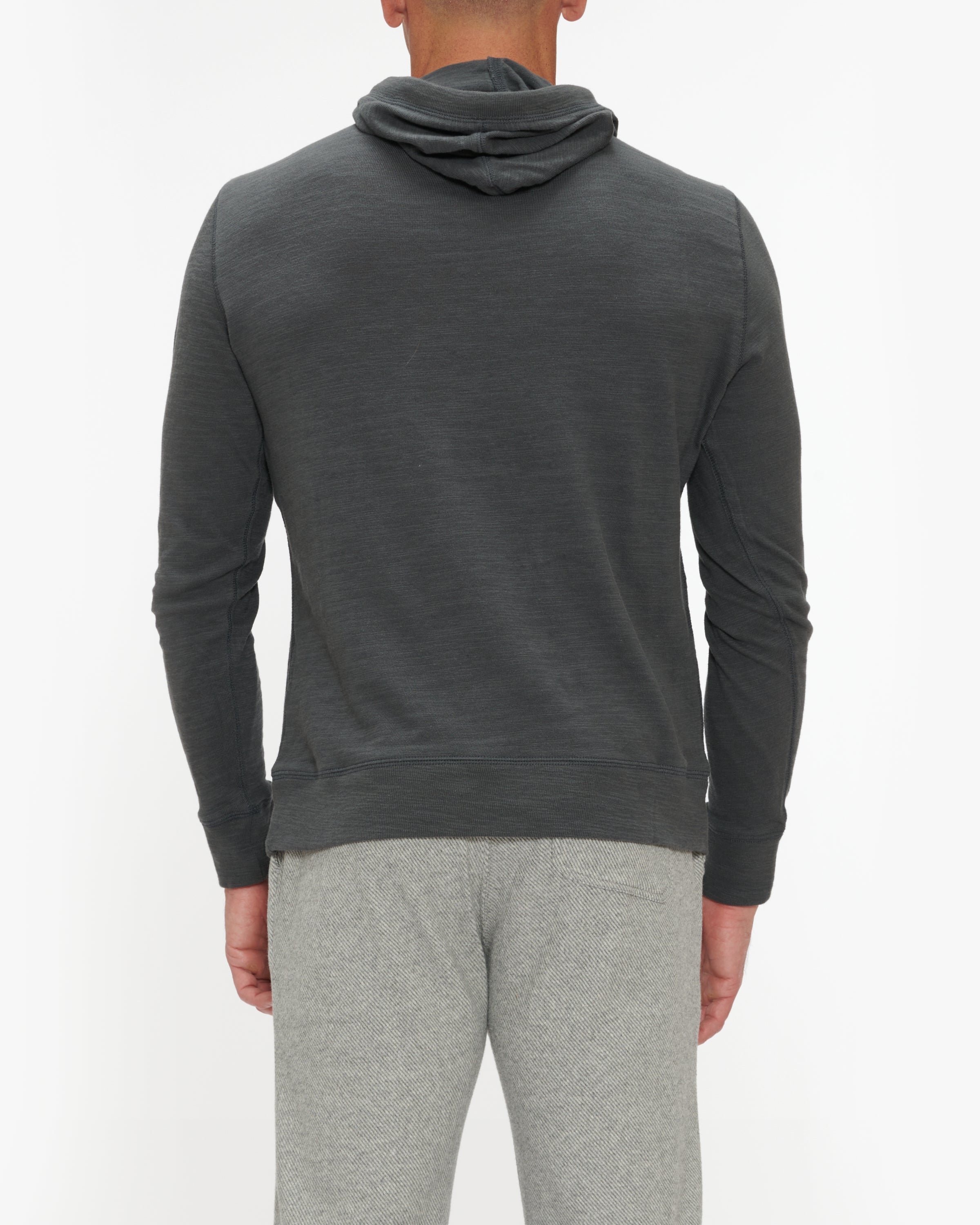 Faherty Men's Slub Cotton Hoodie - Soft & Comfortable Pullover Sweatshirt for Casual Wear & Outdoor Activities