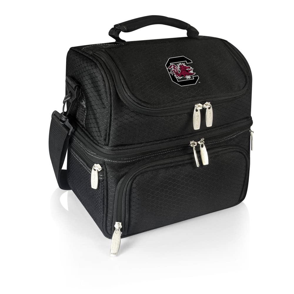 PICNIC TIME NCAA Nebraska Cornhuskers Insulated Lunch Bag with Picnic Set - Portable Cooler Lunch Box for School, Work, Outdoor Picnics & Tailgating