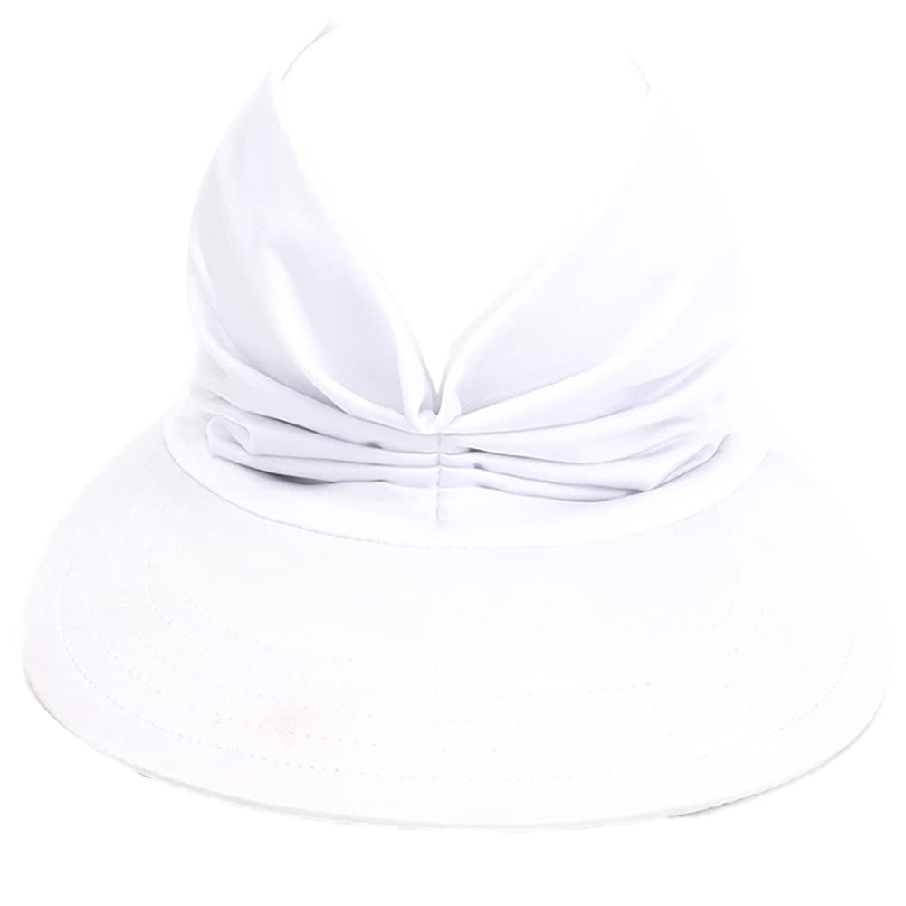 Women's Wide Brim Sun Hat - UPF 50+ UV Protection Summer Beach Visor & Golf Cap for Outdoor Activities, Travel, and Gardening