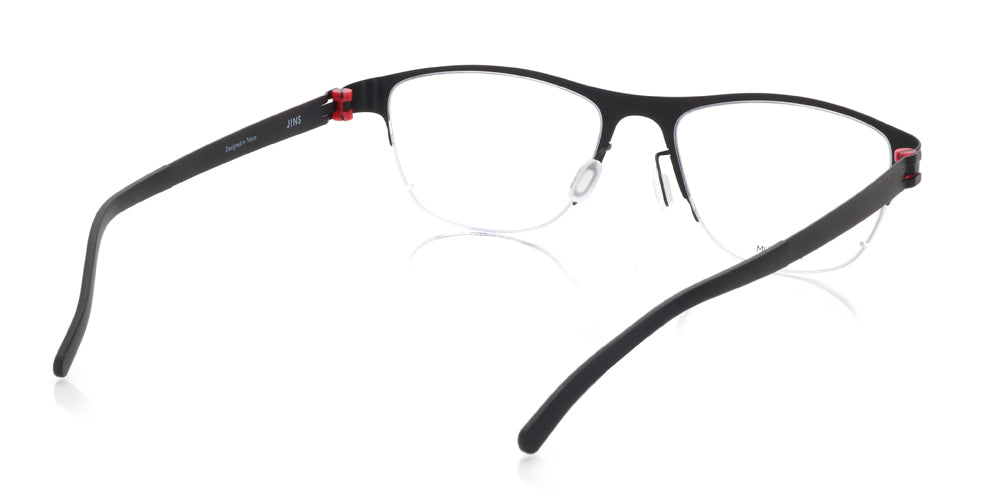 JINS Design Project x Alberto Meda 291 Eyeglasses - Lightweight Titanium Frame with Blue Light Blocking Lenses for Work & Digital Eye Strain Relief