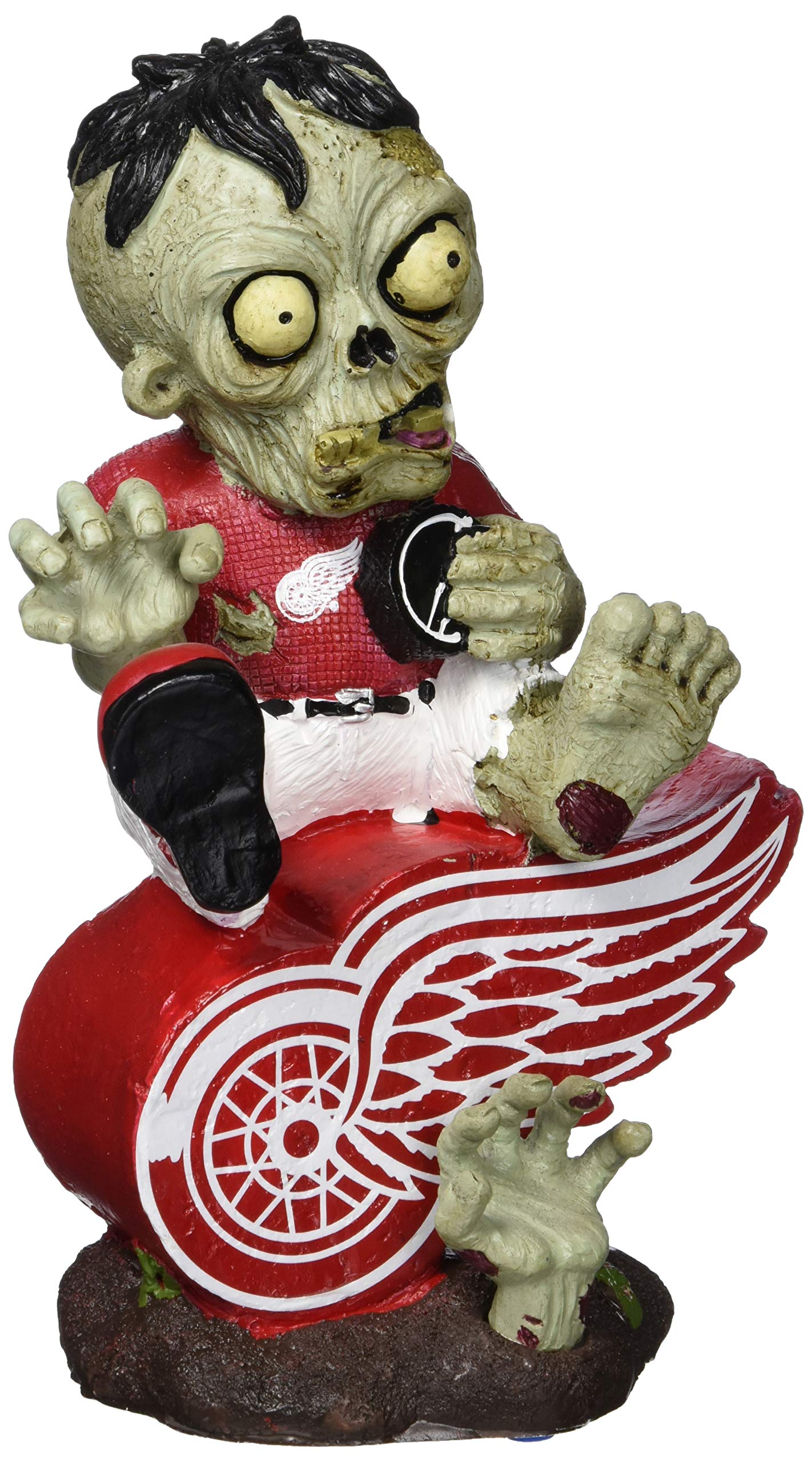 FOCO NHL Unisex Sitting On Logo Zombie Hoodie - Officially Licensed NHL Team Apparel for Men & Women - Perfect for Game Day, Halloween & Casual Wear