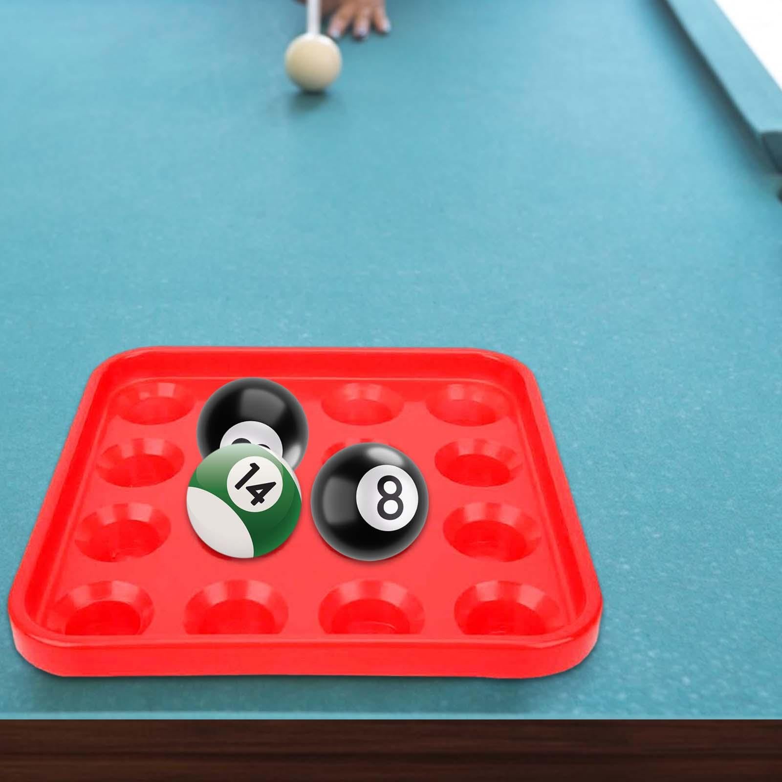 Premium Billiard Ball Holder Tray - 16 Ball Storage Organizer for Pool, Snooker & Game Room Accessories | Perfect for Home Bars, Game Rooms & Pool Halls