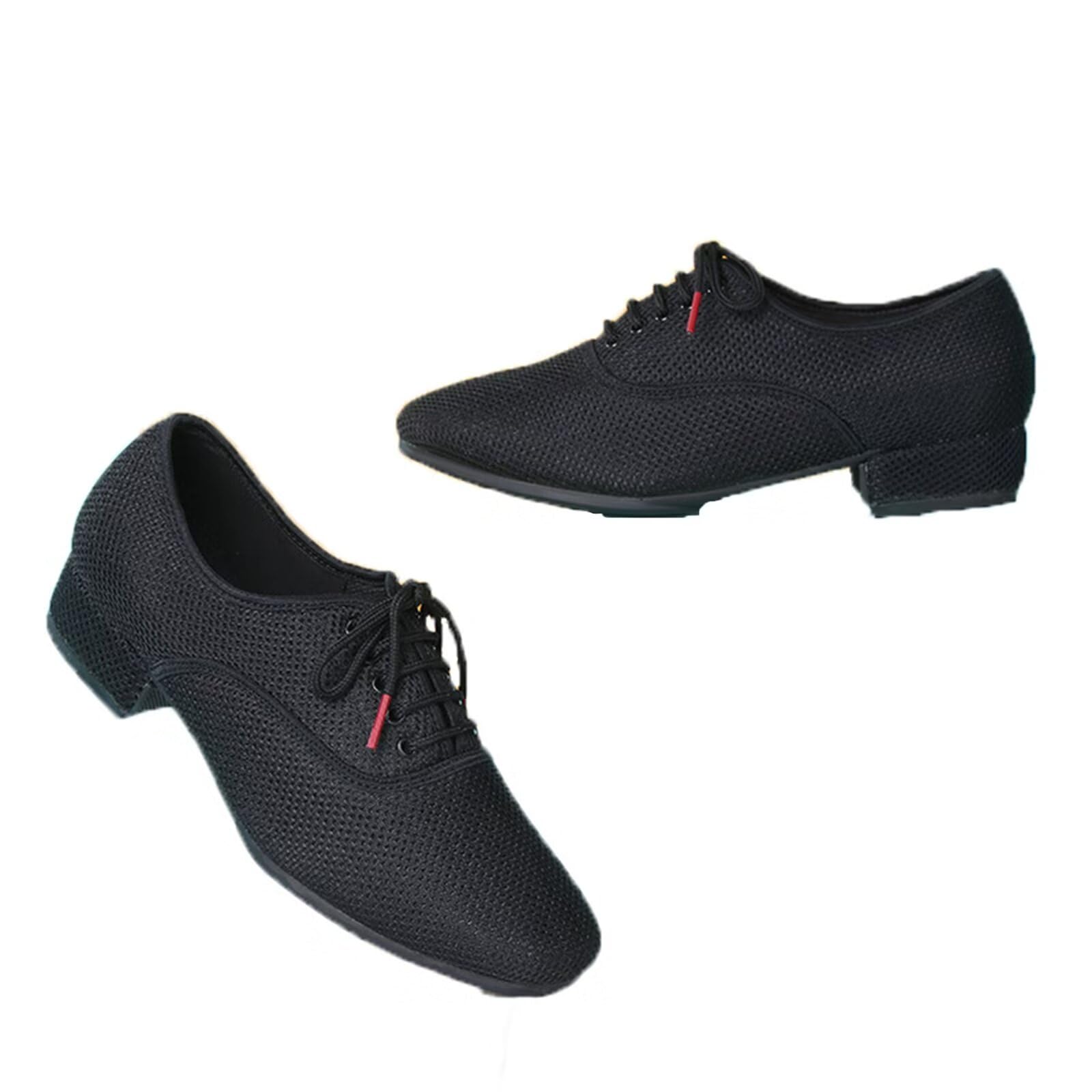 HusSeN Men's Professional Ballroom Dance Shoes - Lace-up Salsa, Tango, Modern Dance Shoes for Performance, Practice & Teaching - Perfect for Competitions, Social Dancing & Studio Classes
