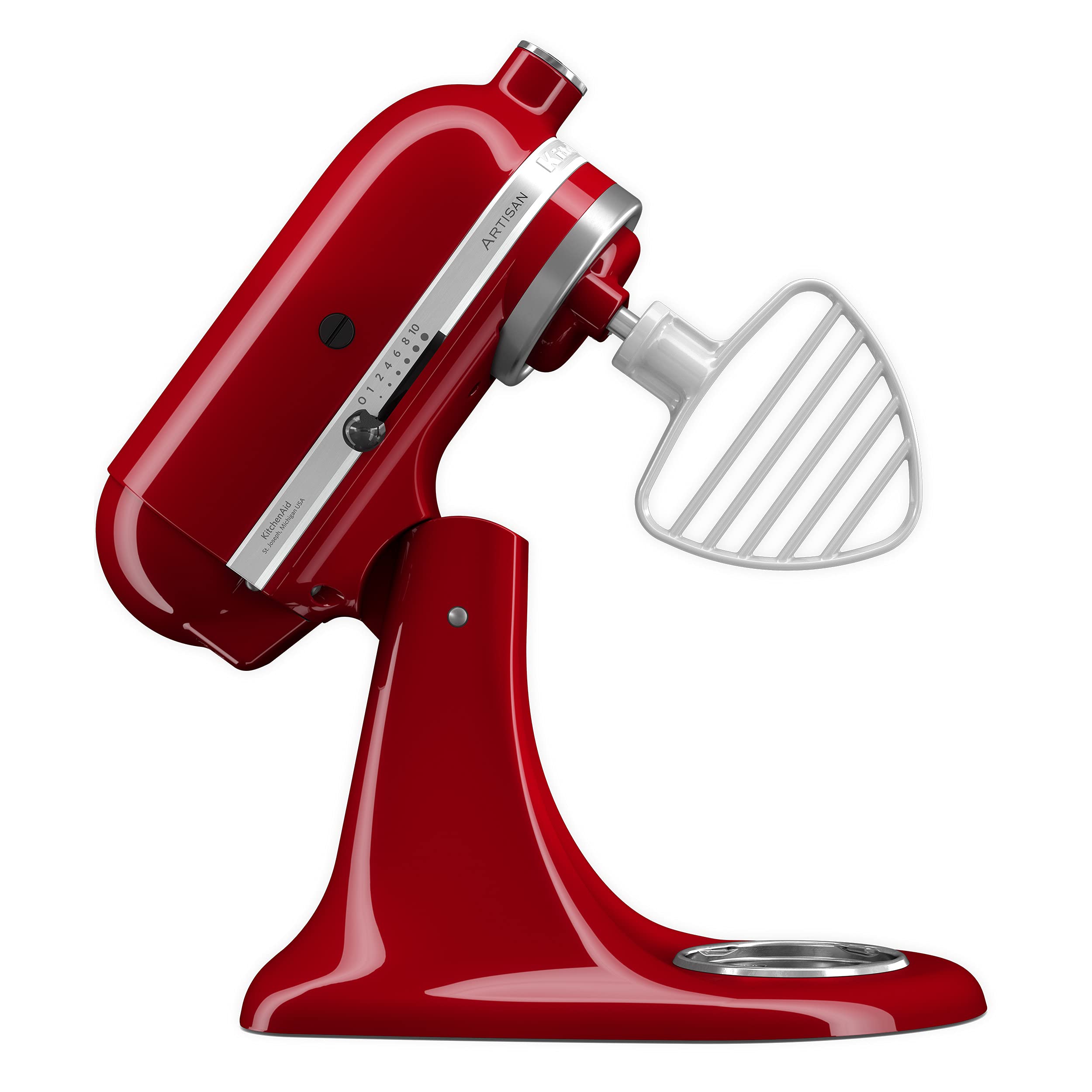 KitchenAid Stainless Steel Mixer Attachments Set - Dough Hook, Flat Beater & Wire Whip for Baking, Cooking & Mixing - Compatible with Stand Mixers - Perfect for Cakes, Cookies & Bread Dough