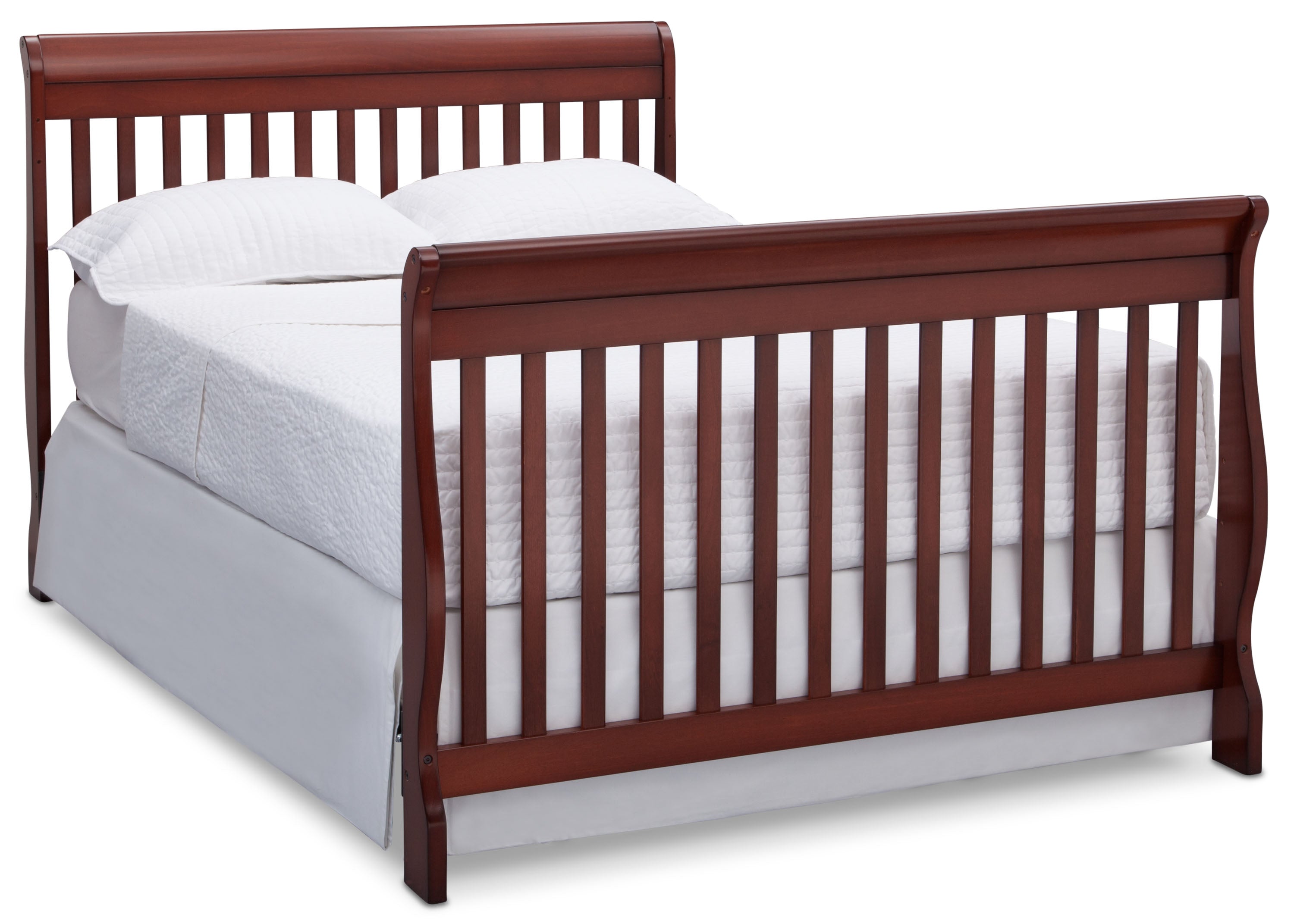 4-in-1 Convertible Baby Crib with Toddler Bed & Daybed - Safe Modern Nursery Furniture for Boys & Girls - Perfect for Newborns, Infants & Toddlers (White)