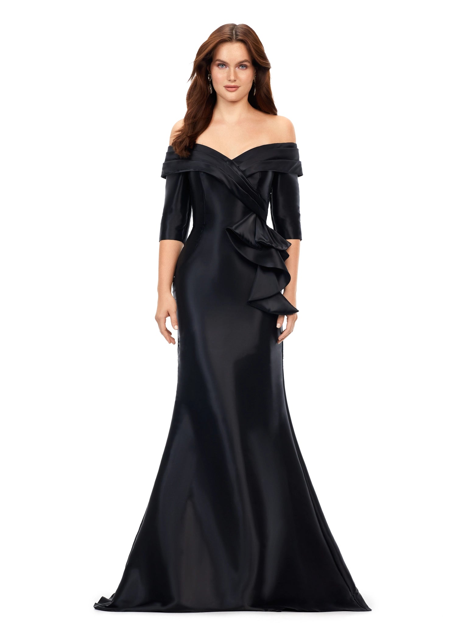 ASHLEYlauren 11324 Women's Elegant Party Dress - Perfect for Weddings, Prom & Evening Events