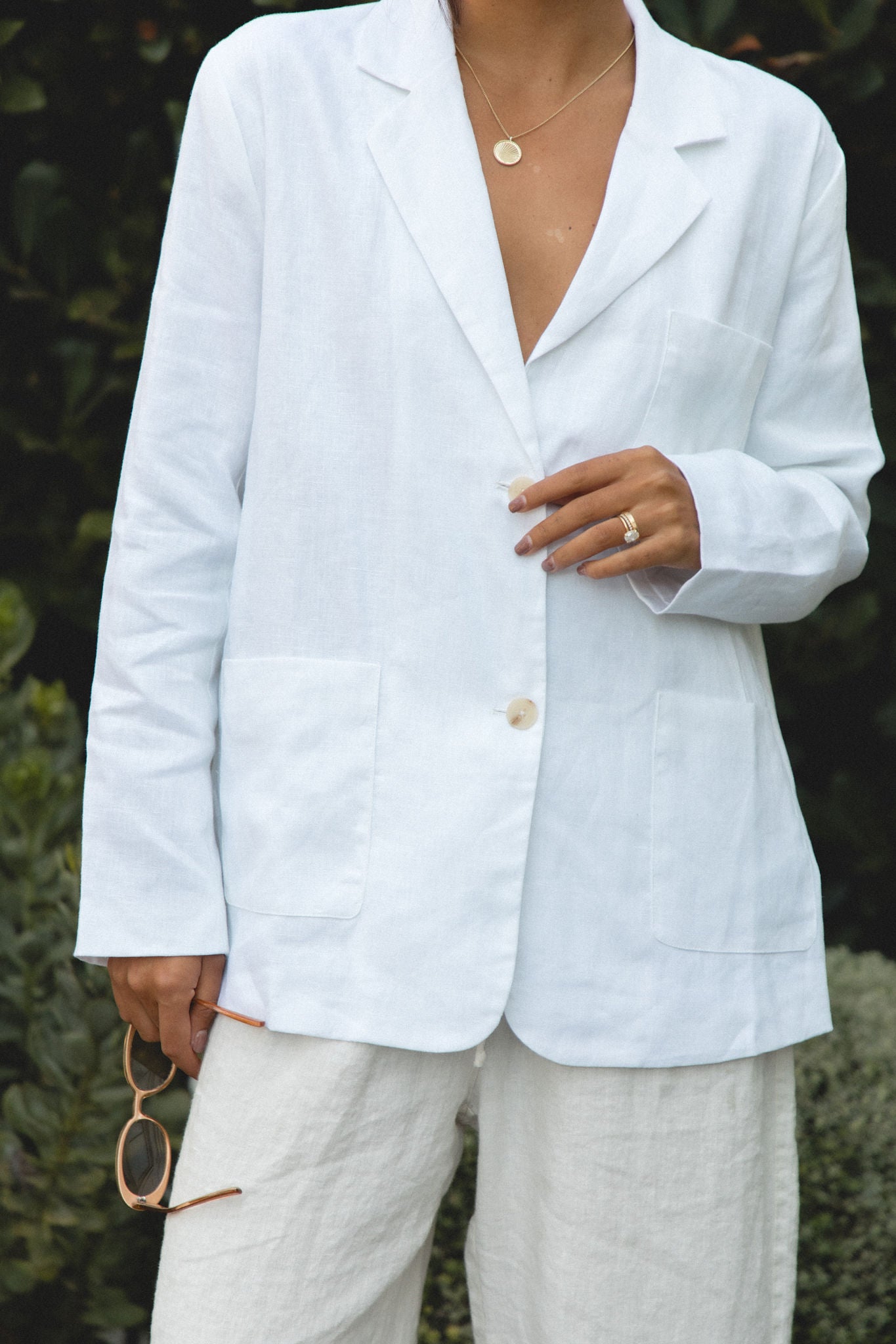 Stylish Women's Linen Blazer for Summer - Lightweight Breathable Beach Wedding Jacket - Perfect for Seaside Parties, Outdoor Events & Office Wear