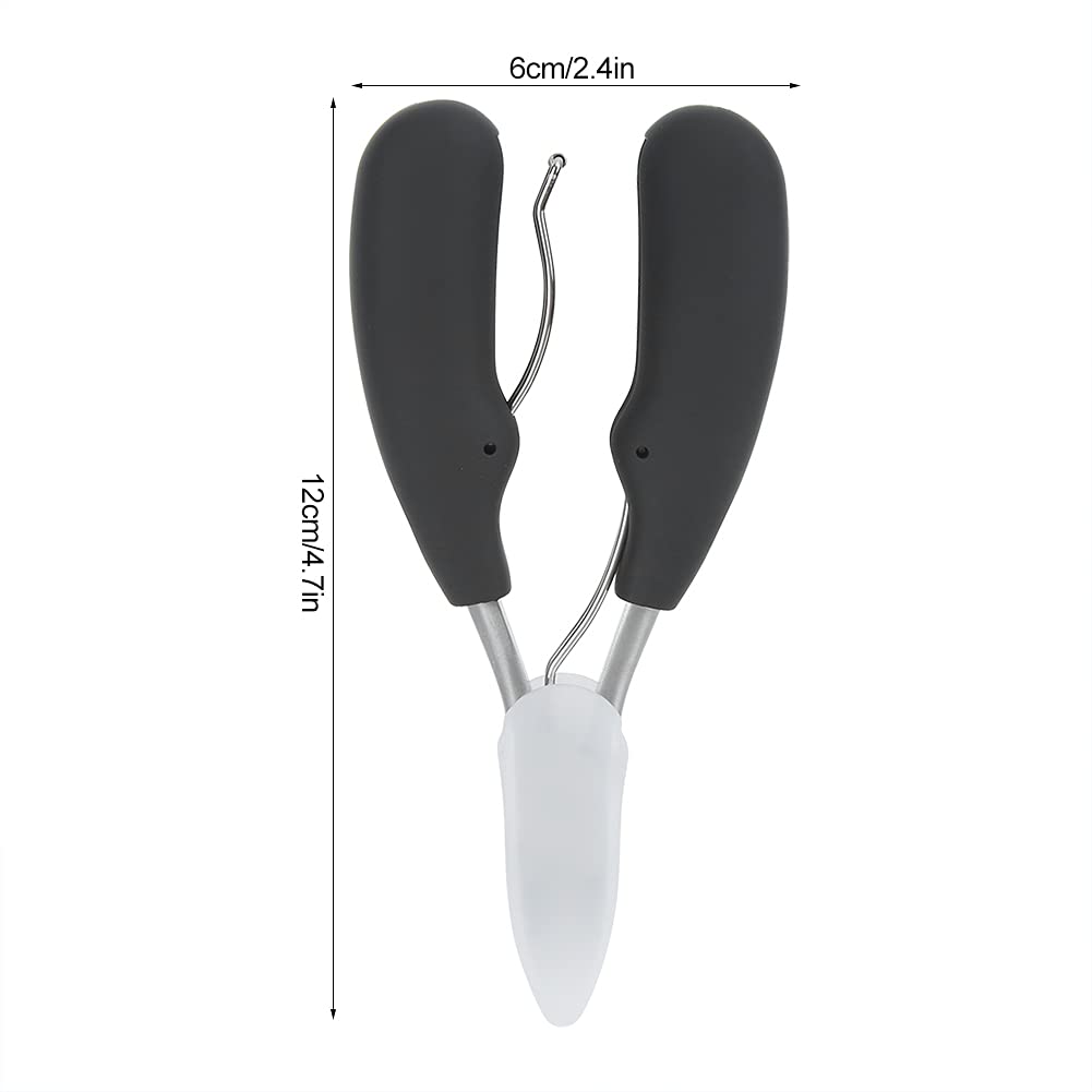 Professional Stainless Steel Nail Clippers for Thick & Ingrown Nails - Pointed Tip Pedicure Tool for Paronychia Care | Perfect Manicure & Pedicure Gift Set for Home & Salon Use