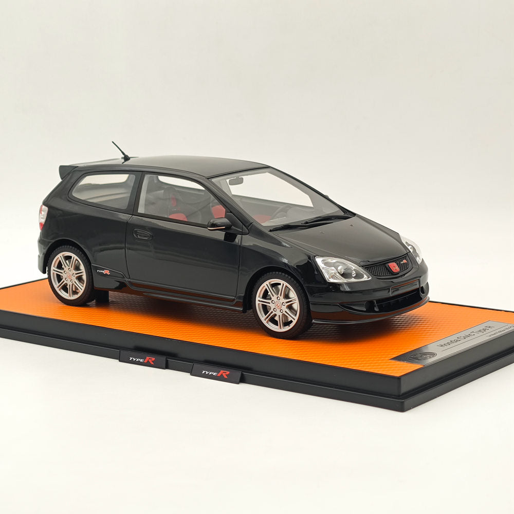 1:18 Scale Honda Civic Type R EP3 Championship 2004 Diecast Model Car - Black RM0018 by DNA Collectibles | Perfect for Car Enthusiasts, Model Collectors, and Display Showcases