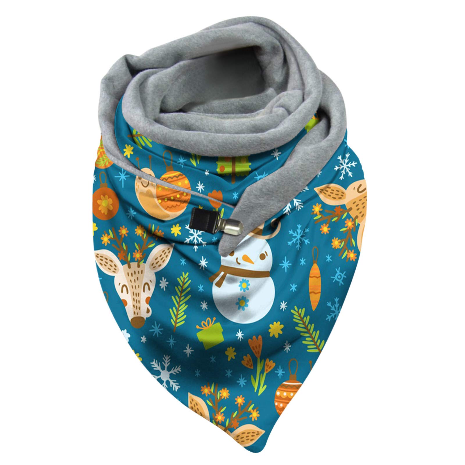 Christmas Gifts for Her - Printed Fashion Scarf & Shawl - Multi-Purpose Winter Accessory for Women - Perfect for Holiday Parties, Halloween Decor & Housewarming Gifts - Cozy New Home Present Idea