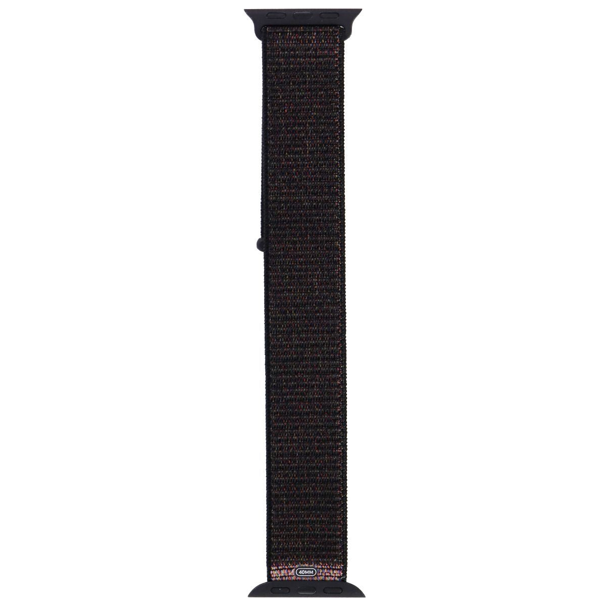 Apple 40mm Sport Loop Band - Compatible with 40mm & 38mm Apple Watch Cases - Lightweight Nylon Strap - Black/Multi Color - Perfect for Running, Workouts & Everyday Wear
