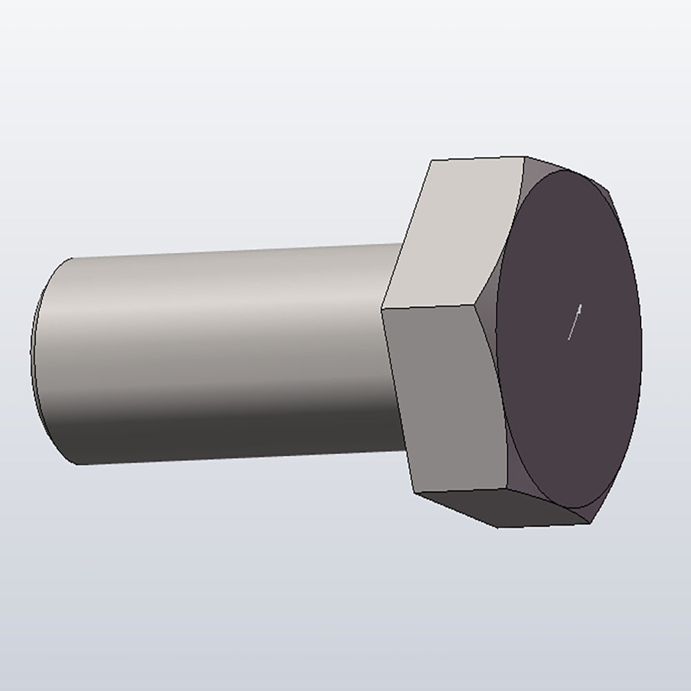 DP2501A 88 Hex Bolt - High Strength M8 Hex Head Bolts for Construction, Automotive & Machinery - Corrosion Resistant Steel Fasteners for DIY Projects & Industrial Use
