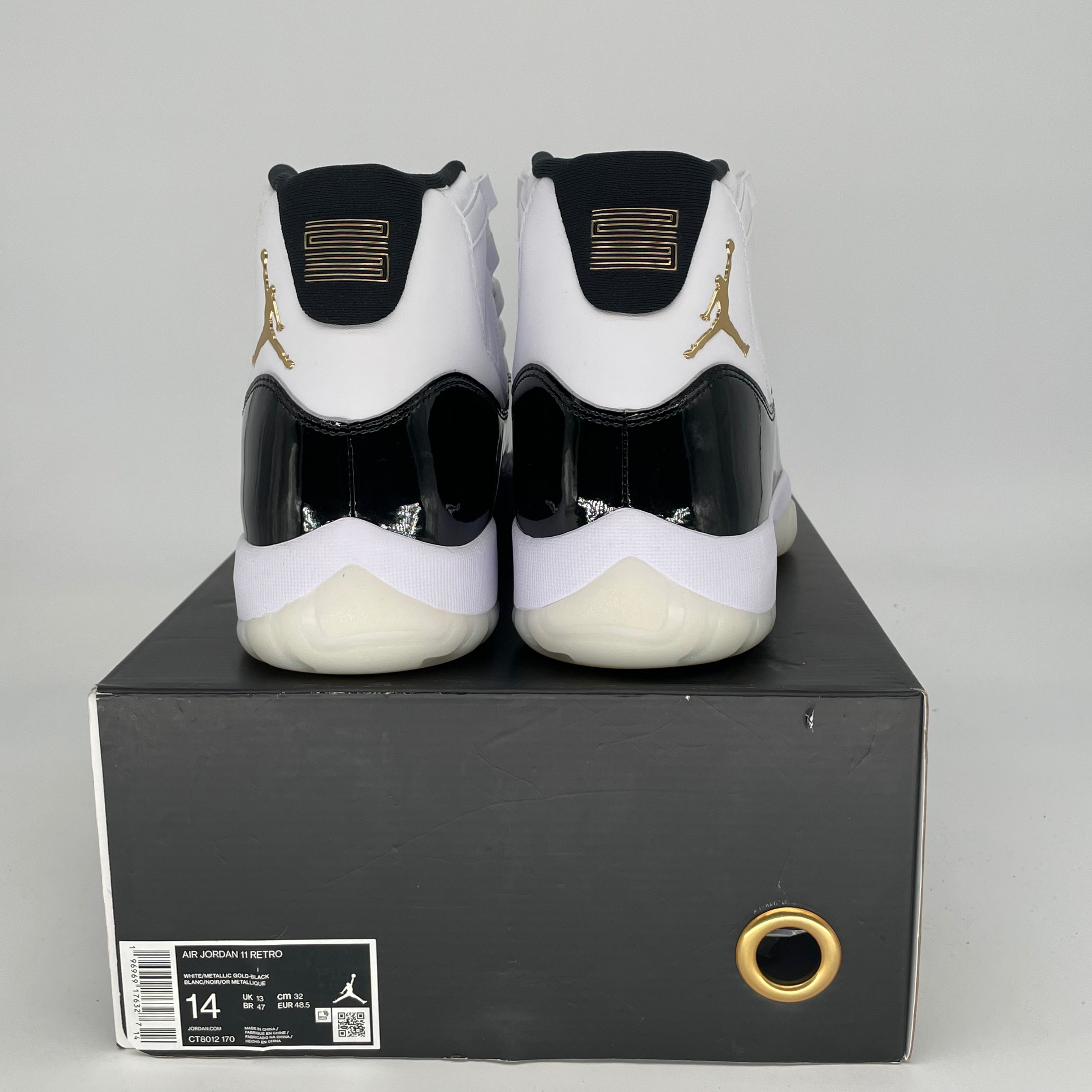 AIR JORDAN 11 DMP GRATITUDE Basketball Shoes Men's Size 14 (CT8012-170) - Perfect for Court Play & Sneaker Collectors