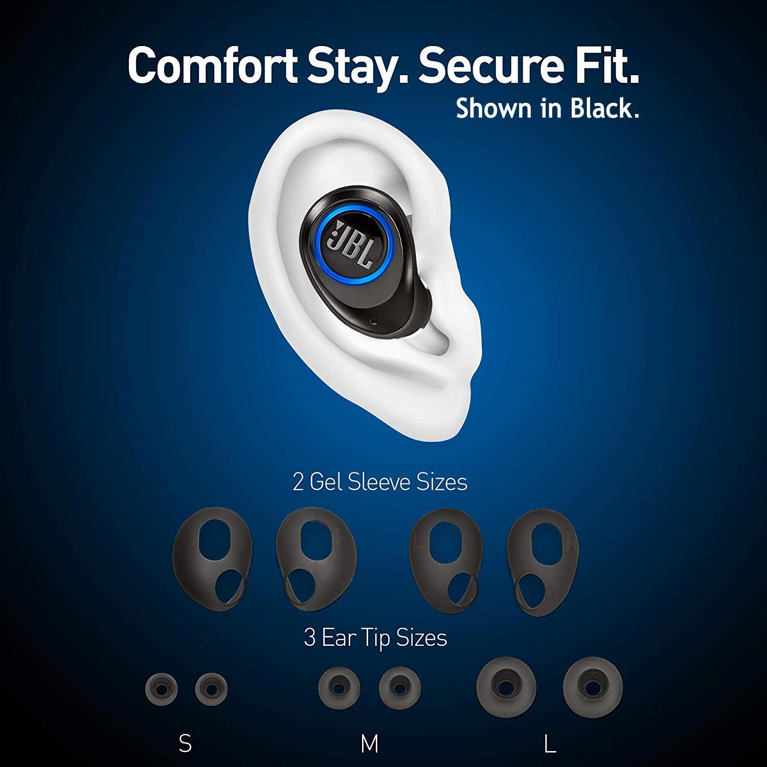 JBL Free X True Wireless Bluetooth Earbuds with Built-in Mic & Remote - Blue (Renewed) | Sweatproof Sports Headphones for Running, Gym & Commuting