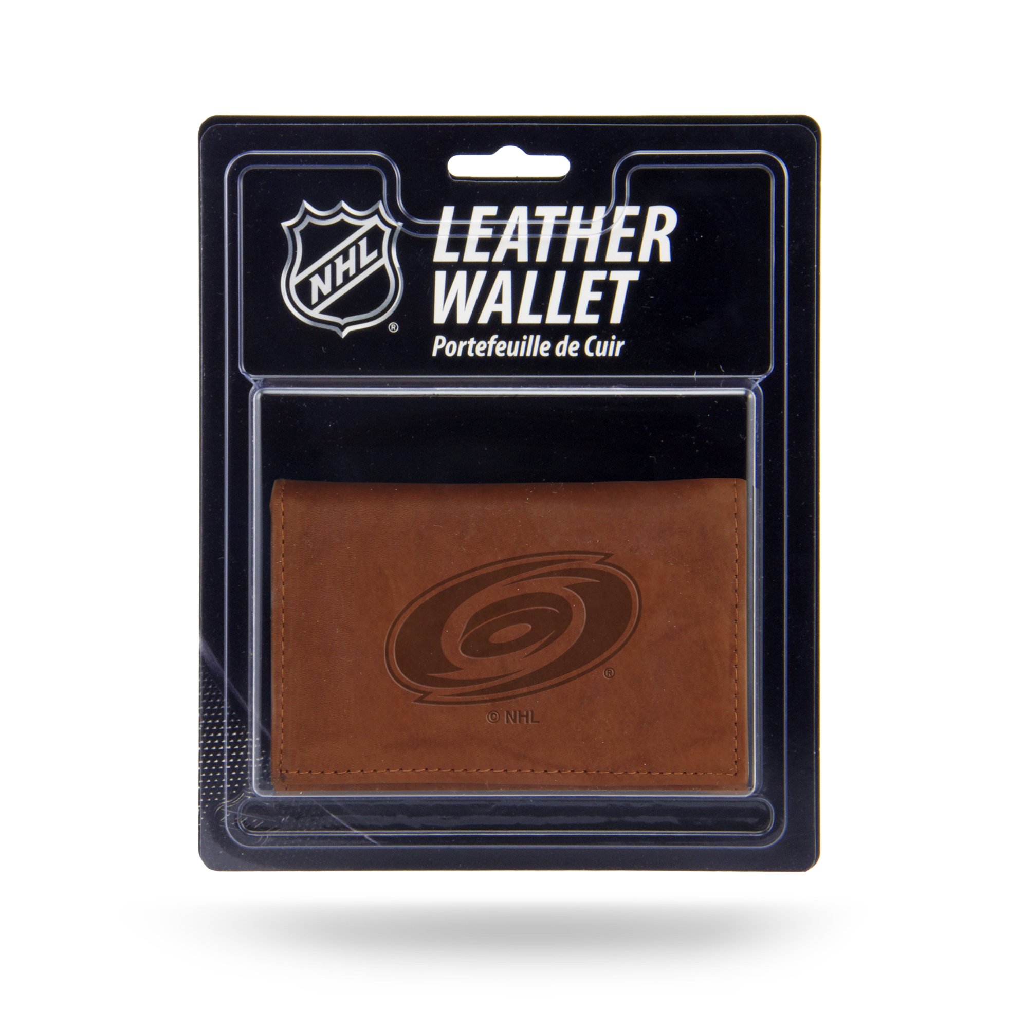 Premium NHL Leather Trifold Wallet for Men - RFID Blocking, Multiple Card Slots & ID Window - Perfect for Hockey Fans, Everyday Carry & Gifts