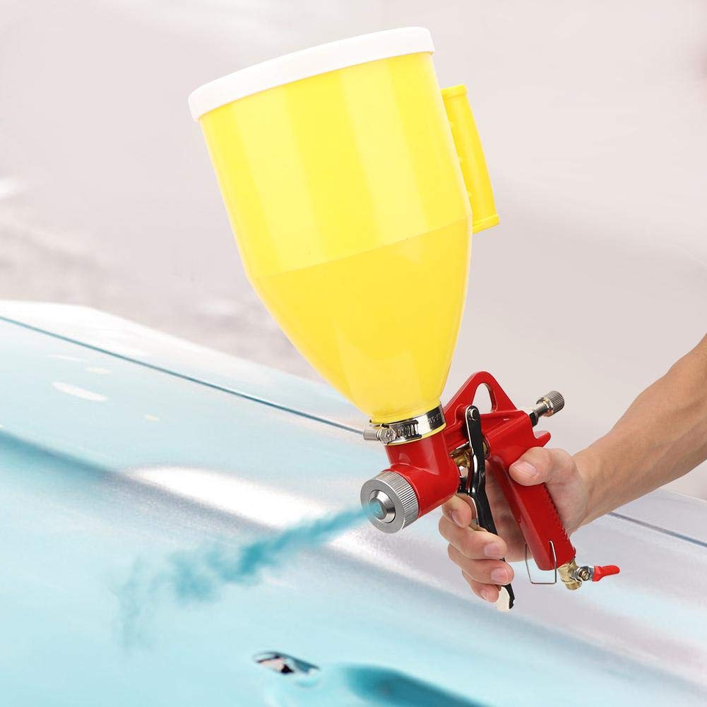 3L 1/4in Air Spray Gun with 4mm/6mm/8mm Nozzles - Professional Plastic Paint Sprayer for Home Furniture, Automotive & DIY Projects | Perfect for Wall Painting, Wood Refinishing & Car Touch-Ups