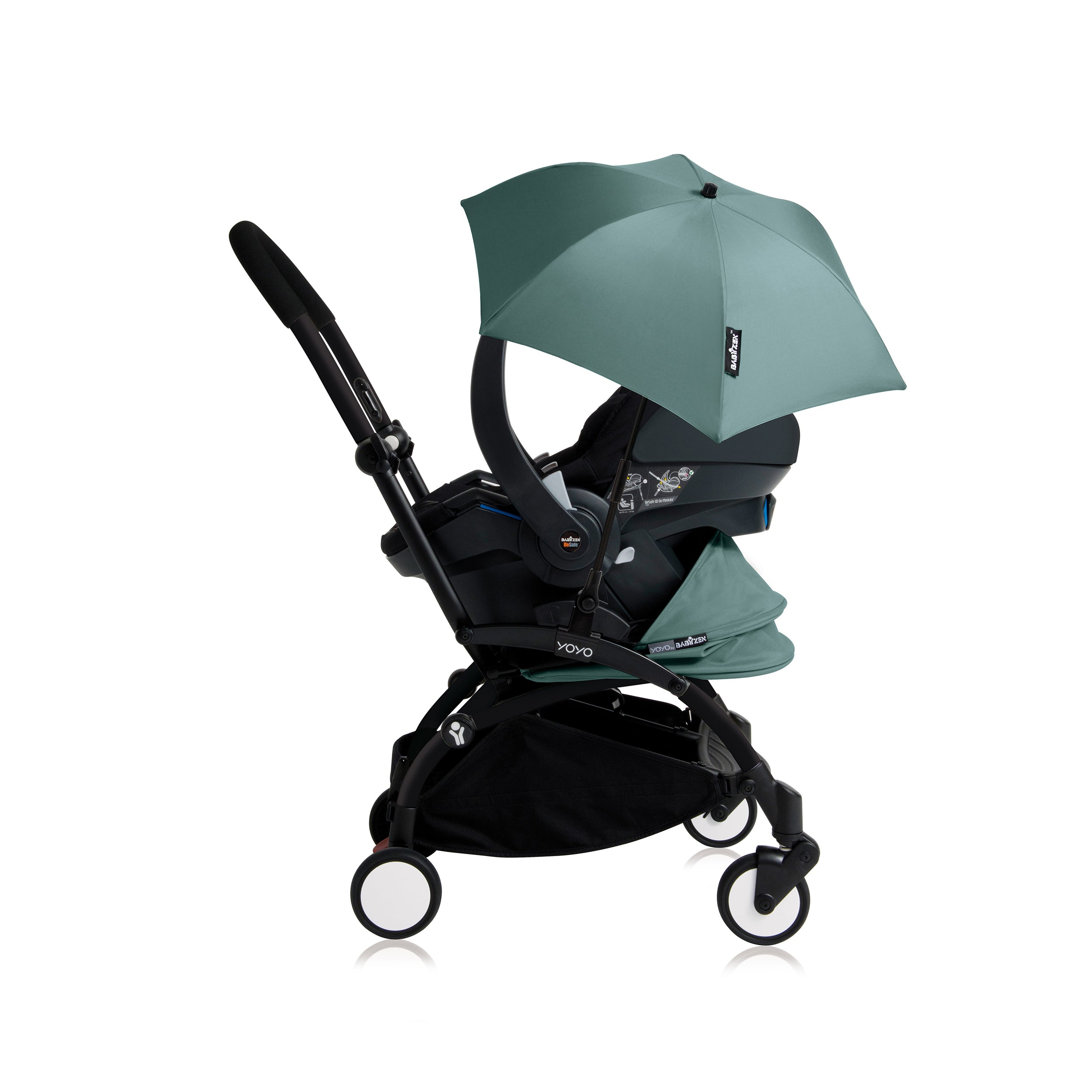 BabyZen YOYO Stroller Sunshade Parasol in Aqua Blue - UV Protection for Baby Strollers, Perfect for Outdoor Walks and Beach Trips