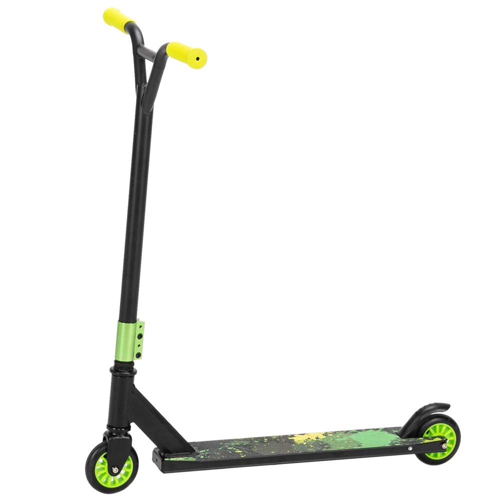 Best Pro Scooter for Teens & Adults - Freestyle Trick Scooter with Durable Design (Green) | Perfect for Street Riding, Skate Parks & Stunt Performances