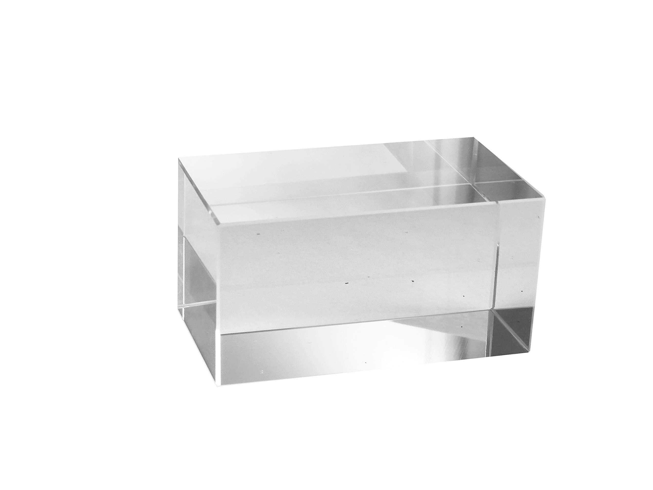Premium Clear Polished Acrylic Cube Display Case - 2