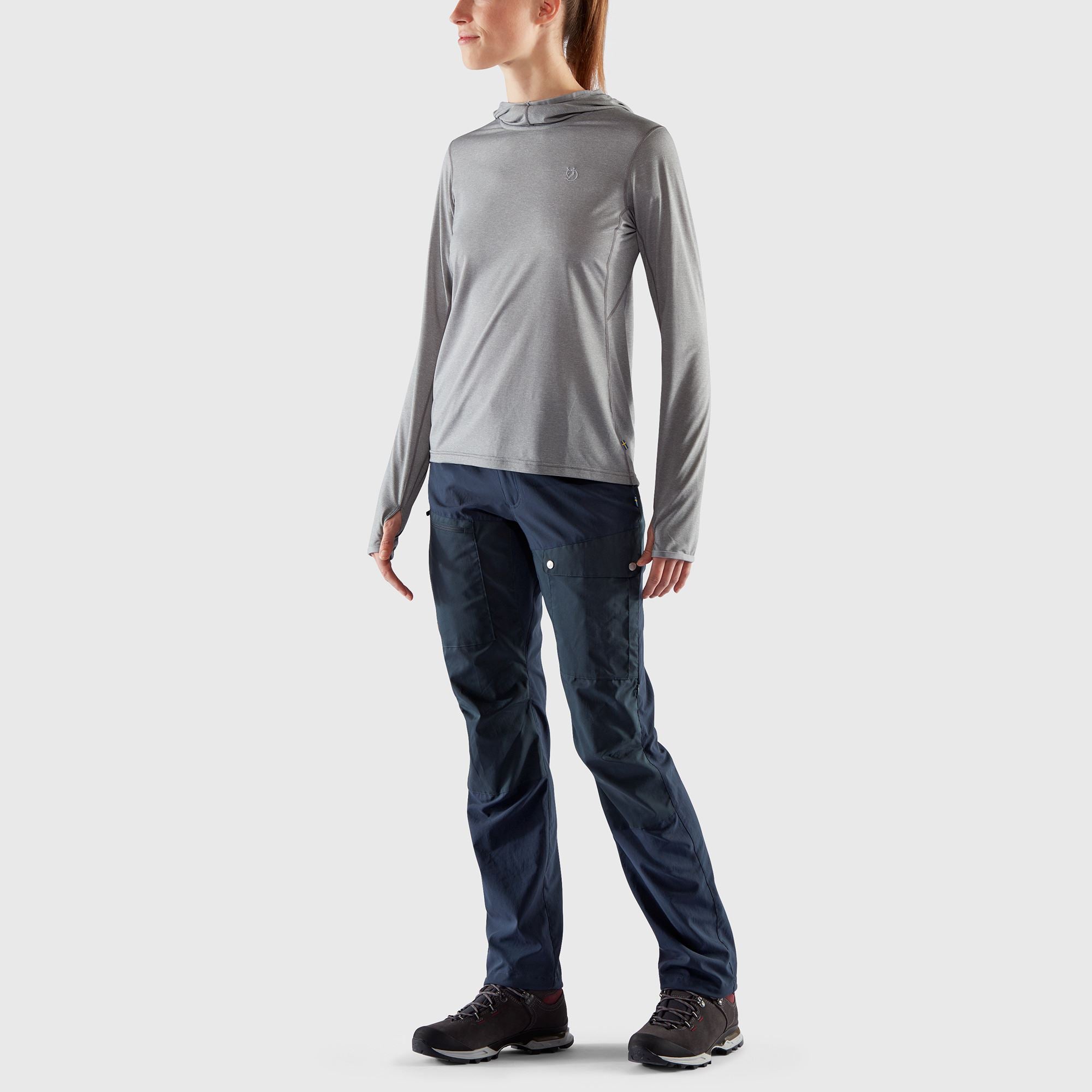 Abisko Women's Sun Hoodie UPF 50+ - Lightweight Hiking & Outdoor Sun Protection Shirt for Travel, Camping, and Beach Activities