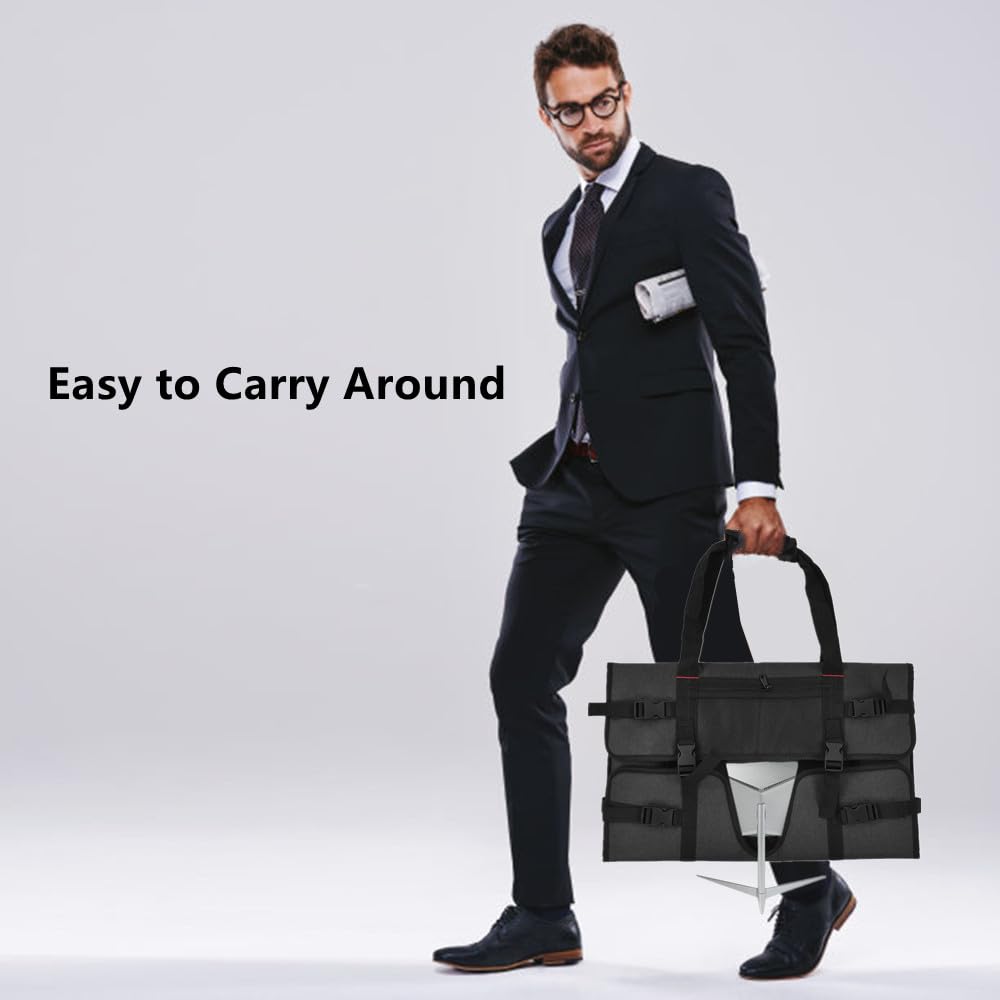 YOPOTIKA 24 Inch Monitor Carry Case - Protective Storage Bag for LCD Screens & Computer Monitors | Portable Dust Cover for Home & Office Use | Travel & Storage Solution for 24in Displays
