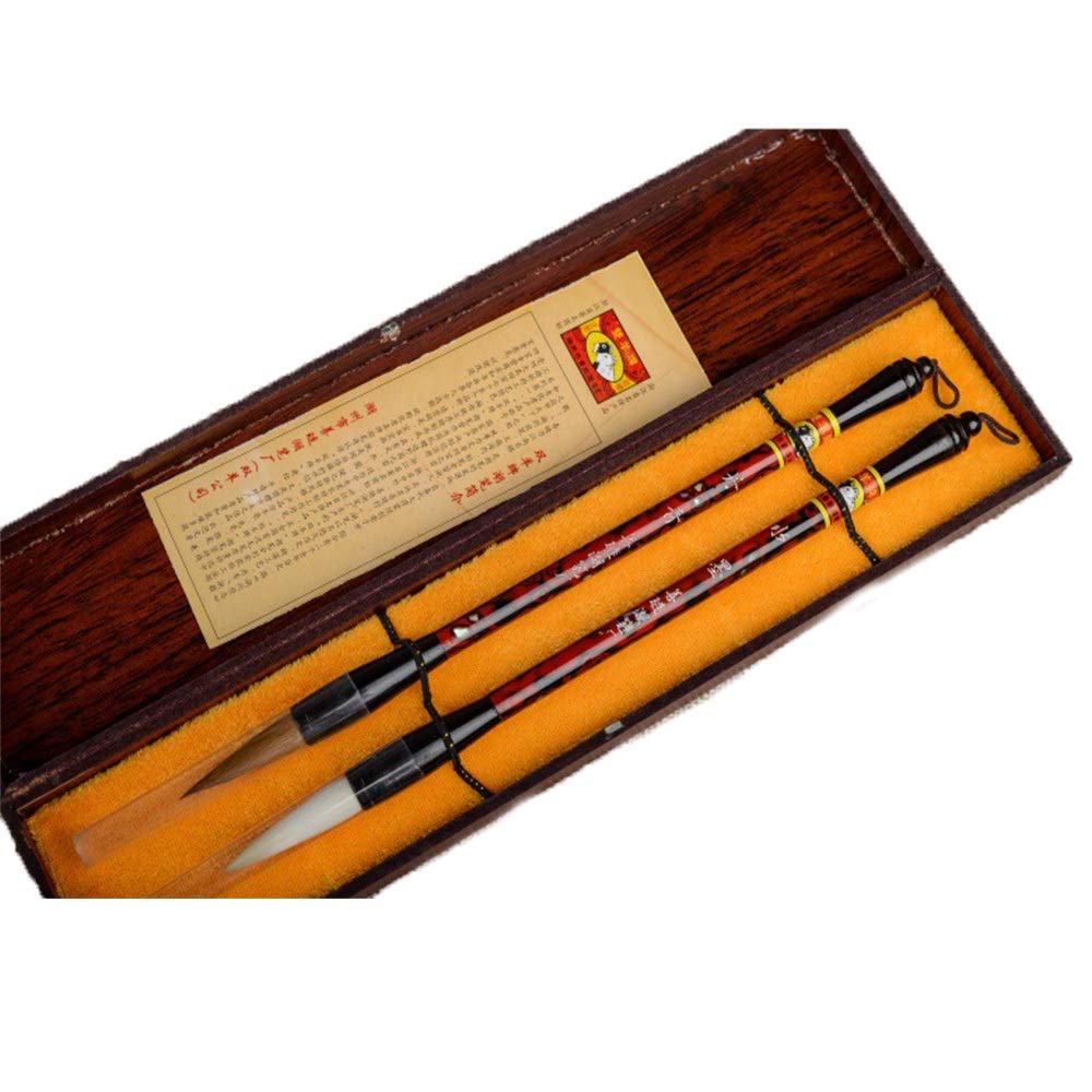Premium Chinese Calligraphy Brush Set - Ink Danqing Two Sticks & Four Treasures Gift Kit for Artists, Beginners & Calligraphy Enthusiasts | Perfect for Traditional Writing, Painting, Zen Meditation & Cultural Gift Giving