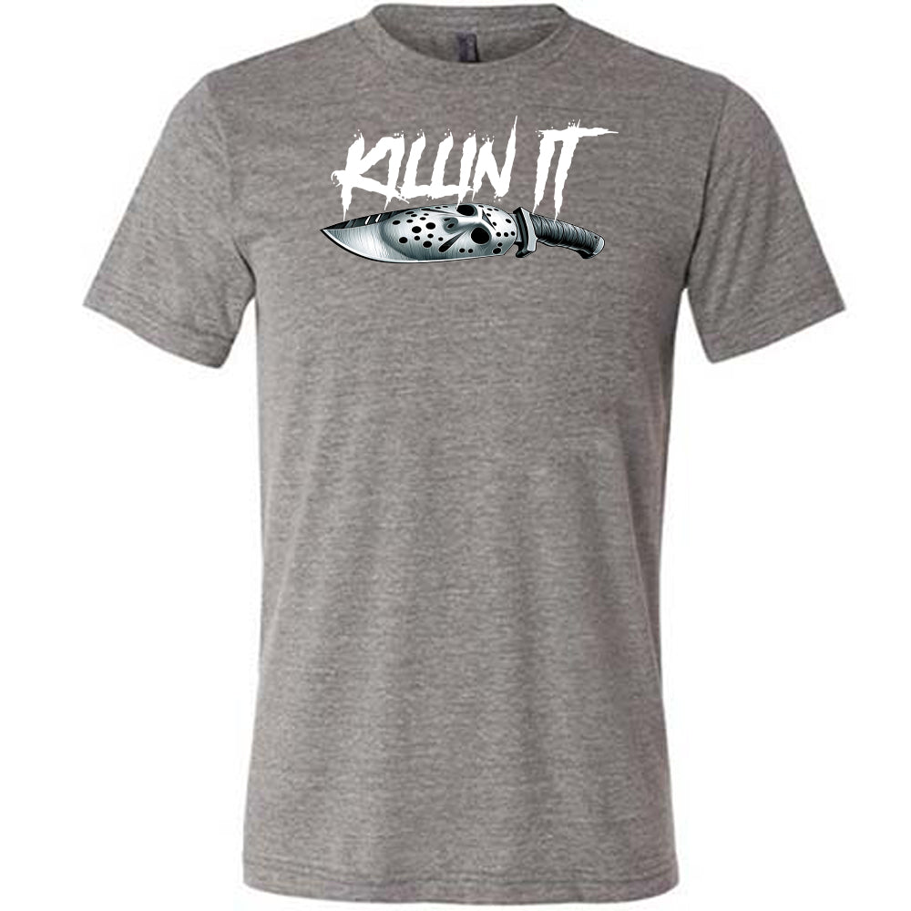 Unisex Slasher Killin It T-Shirt - Horror Movie Fan Gift, Halloween Costume, Casual Streetwear