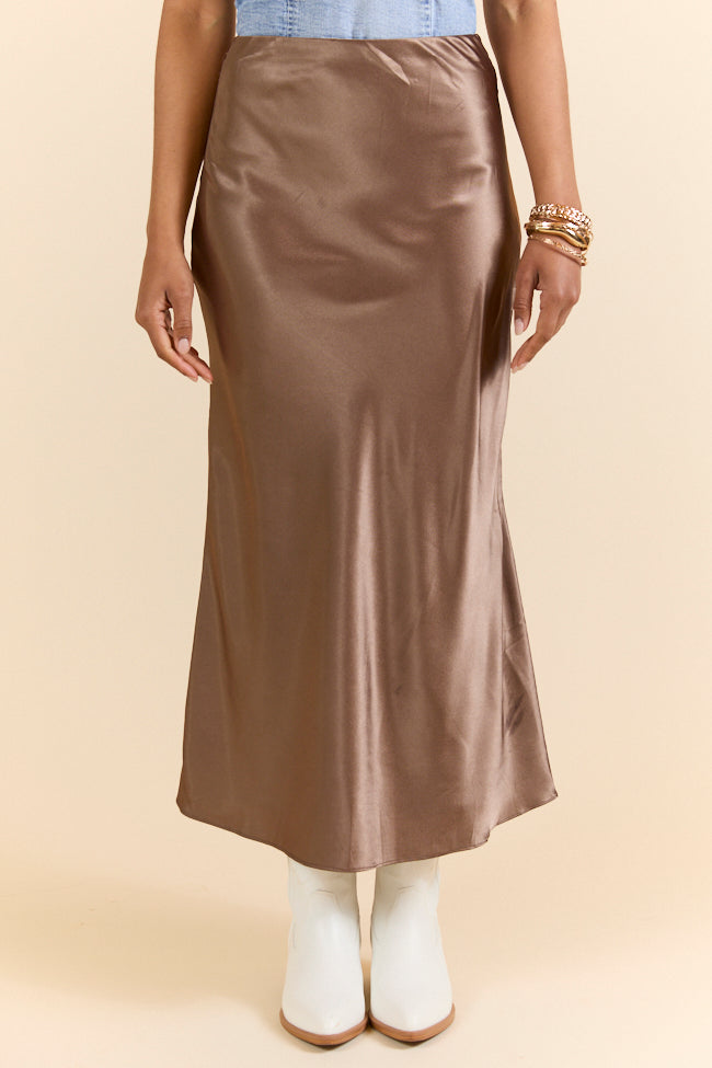 Desert Cowgirl Bronze Skirt - Western Boho Maxi Skirt for Women | Perfect for Music Festivals, Rodeos & Boho Chic Outfits