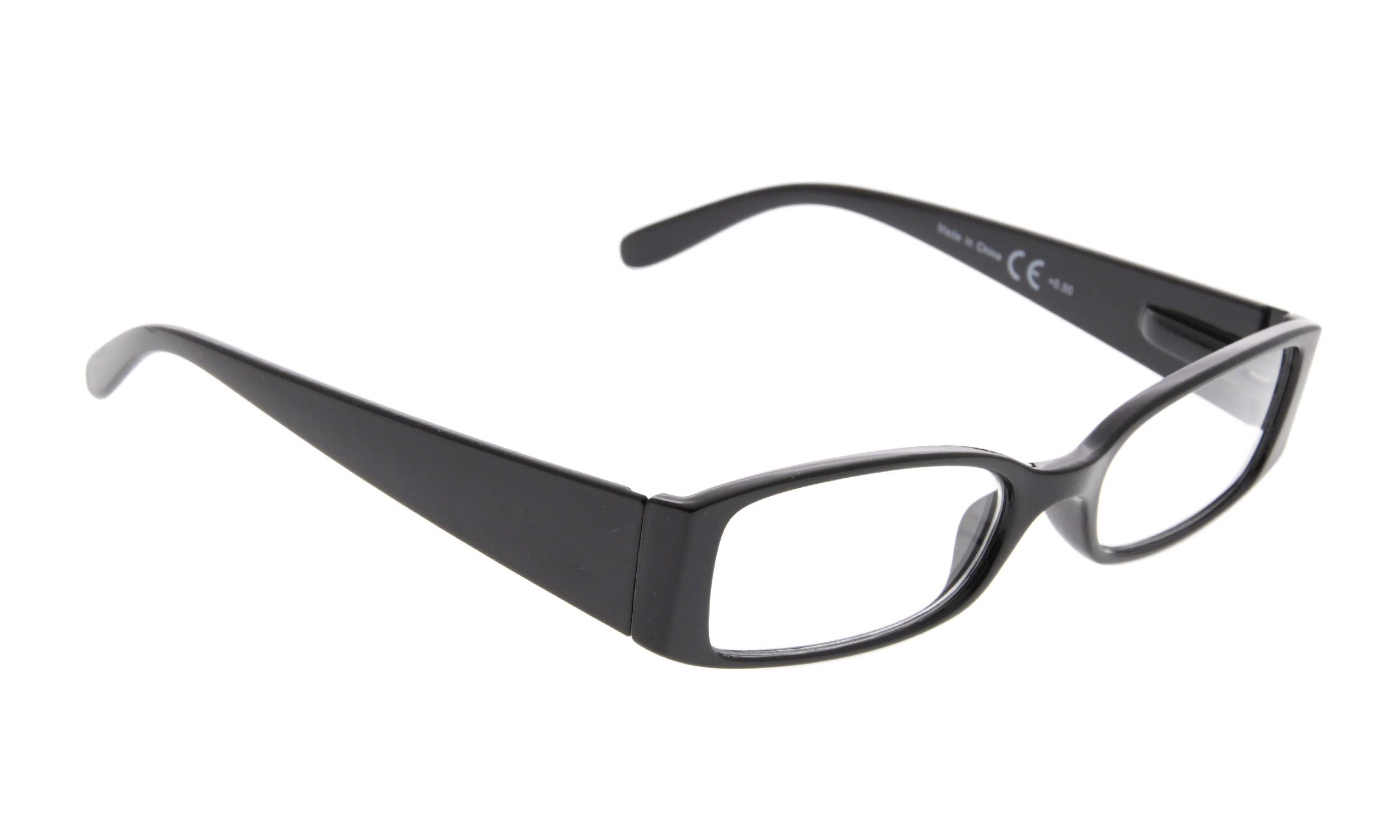 Women's Reading Glasses with Spring Hinge - Lightweight Plastic Frame Readers for Women - Perfect for Reading, Computer Work & Daily Use
