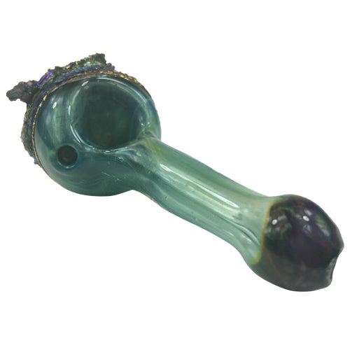 Tony Kazy Bismuth Spoon Pipe - Premium Handcrafted Smoking Pipe for Herbs & Tobacco - Perfect for Travel, Camping & Relaxation