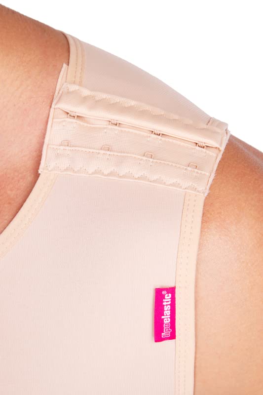 LIPOELASTIC MTmS Comfort - Gynecomastia Compression Vest for Men, Post-Surgery Chest Support, Moisture-Wicking & Breathable Shirt for Daily Wear, Workout & Recovery