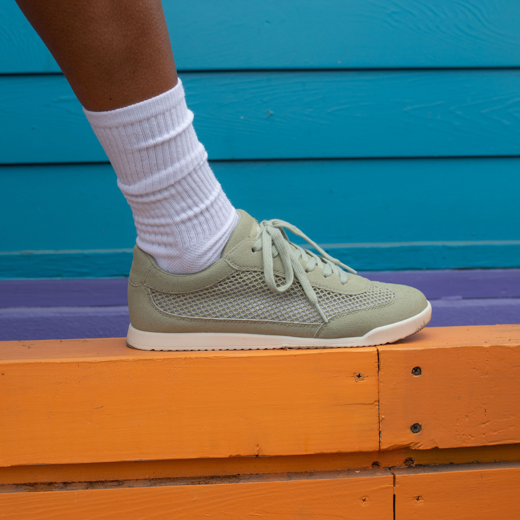 Blink Olive Low Profile Sneakers - Lightweight Comfortable Casual Shoes for Men & Women | Perfect for Walking, Travel & Everyday Wear