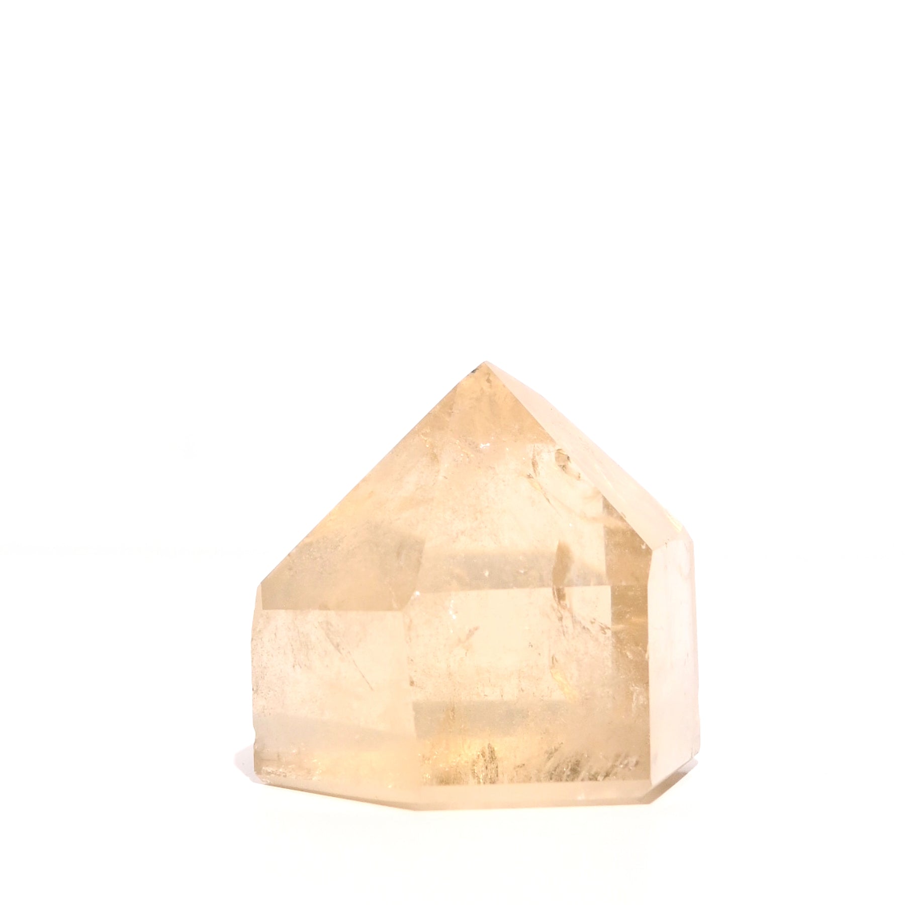 Natural Citrine Crystal Tower - Healing Stone for Home Decor, Meditation & Energy Cleansing | Perfect for Office Desk, Yoga Space & Spiritual Gifts