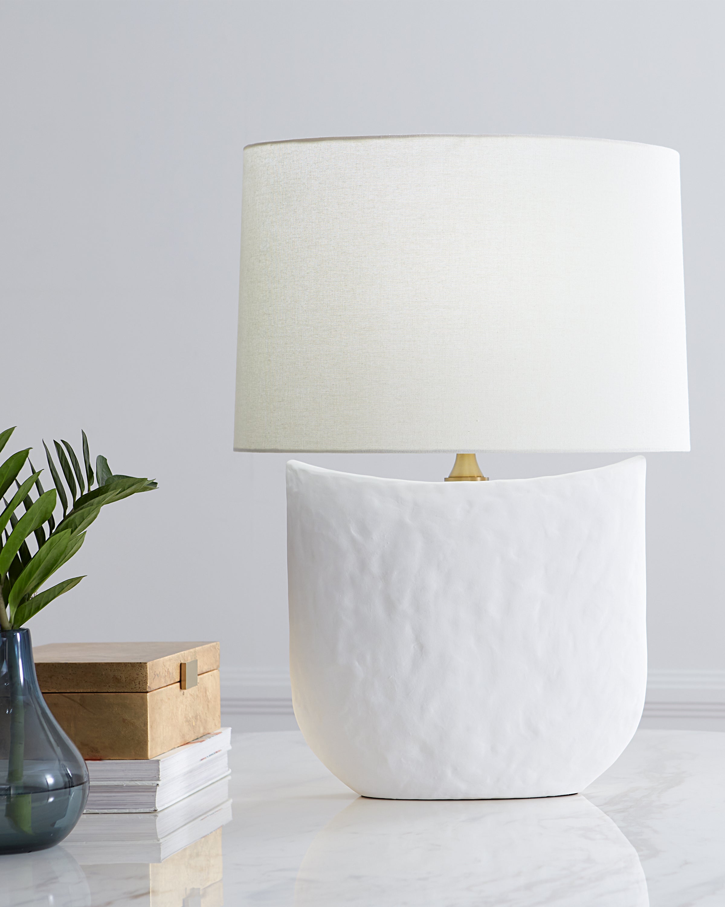 Cenotes Modern Table Lamp - Stylish LED Nightstand Light for Bedroom, Living Room & Office - Perfect for Reading, Relaxing & Decor