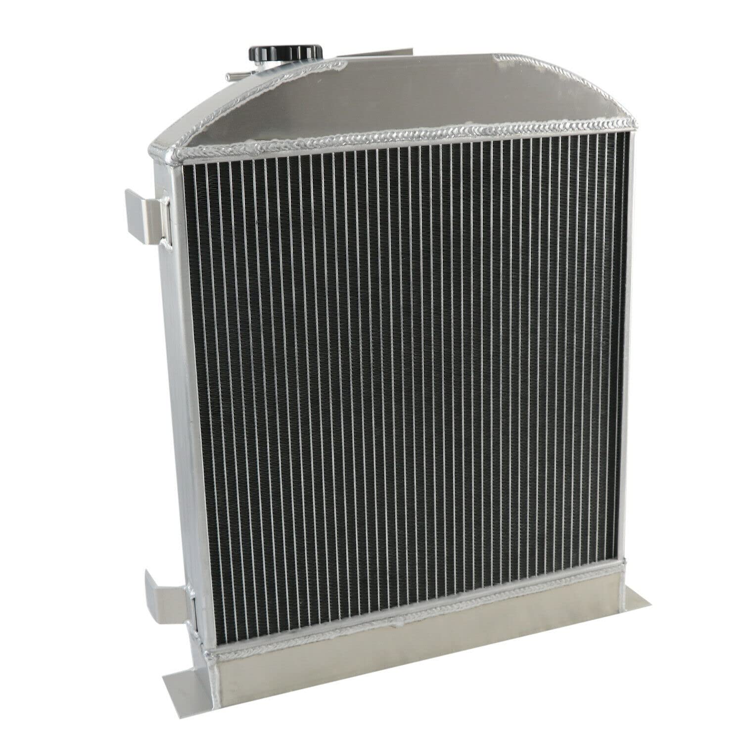 1930-1932 Ford Hi-Boy Hot Rod Aluminum Radiator - 3 Row High Performance Cooling for Ford V8 Engine - Perfect for Classic Car Restoration & Hot Rod Builds