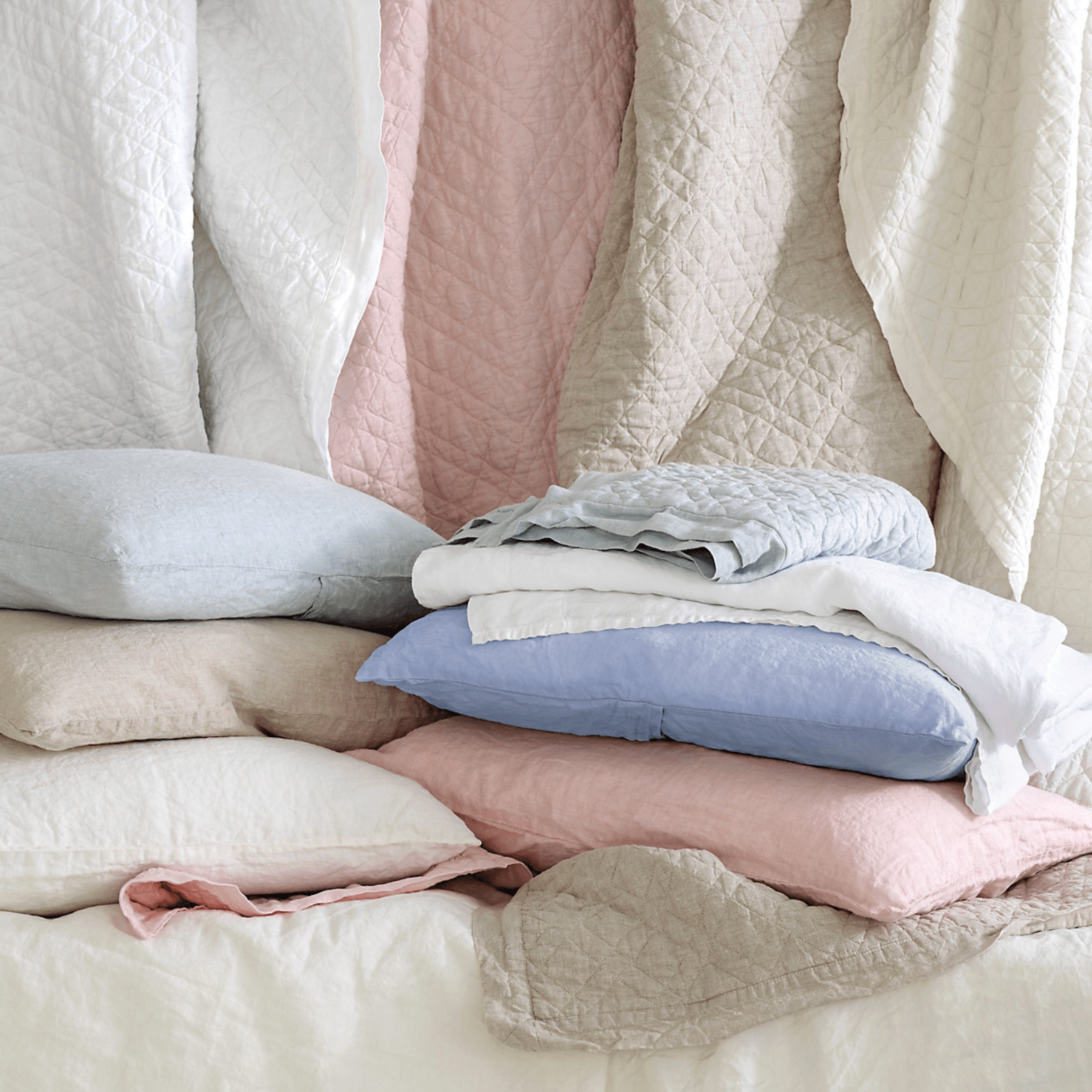 Premium Washed Linen Sham Pillowcase - 100% Natural Breathable Fabric for Bedroom Decor & Cozy Sleep - Perfect for Master Bedroom, Guest Room or Vacation Home